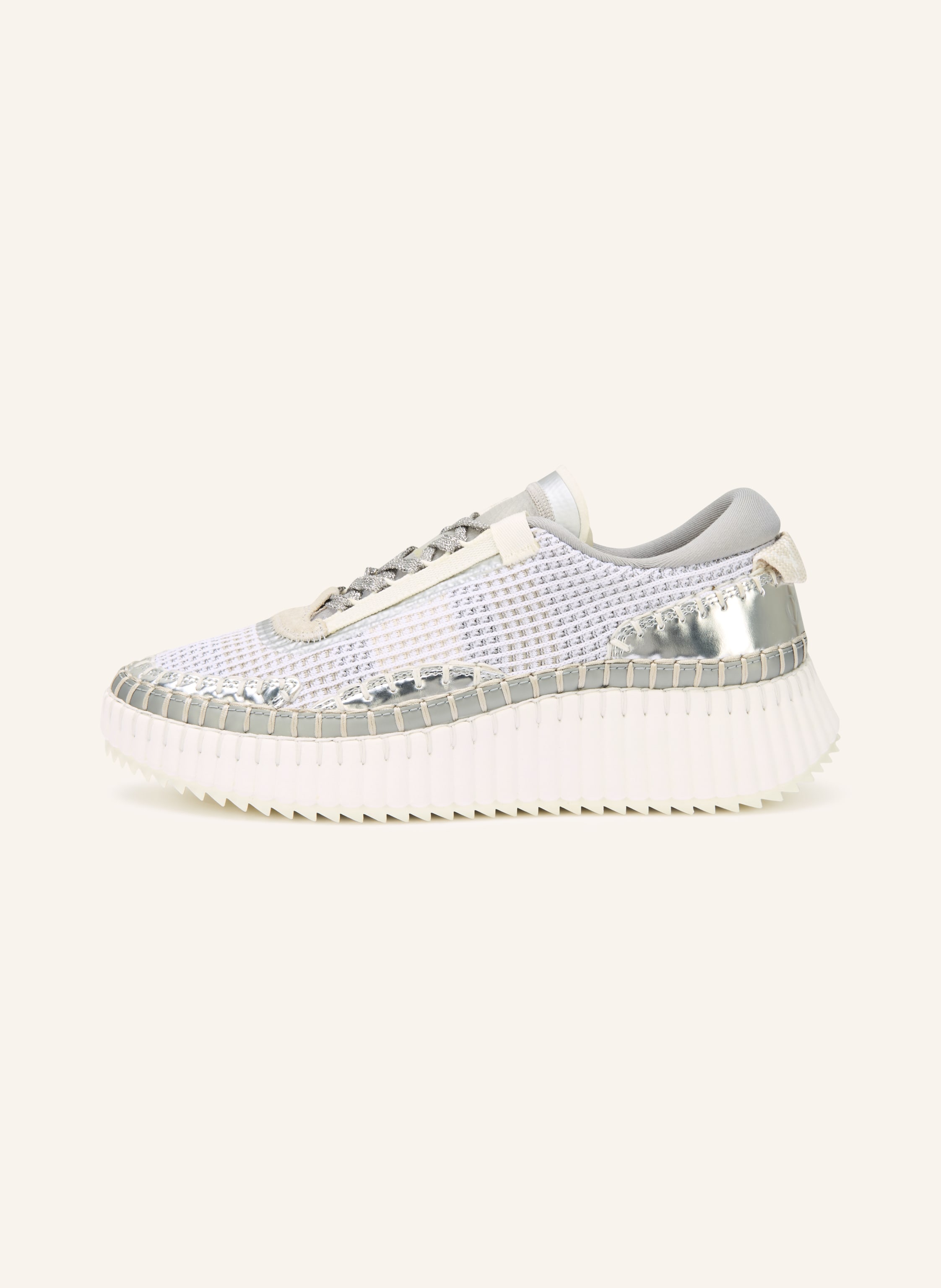 Thumbnail - Chloé Sneaker Nama silber