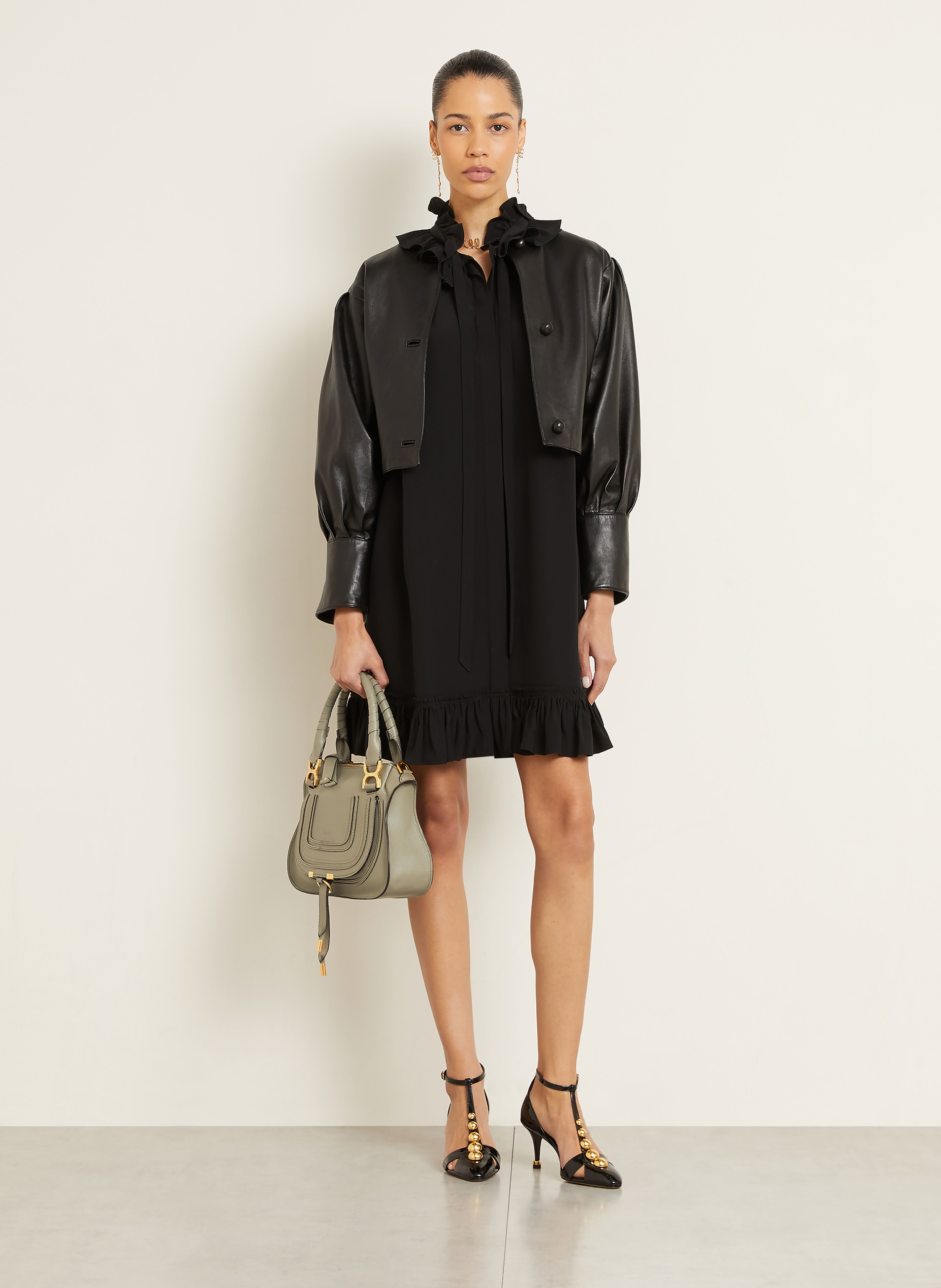 Thumbnail - Chloé Handtasche Marcie gruen