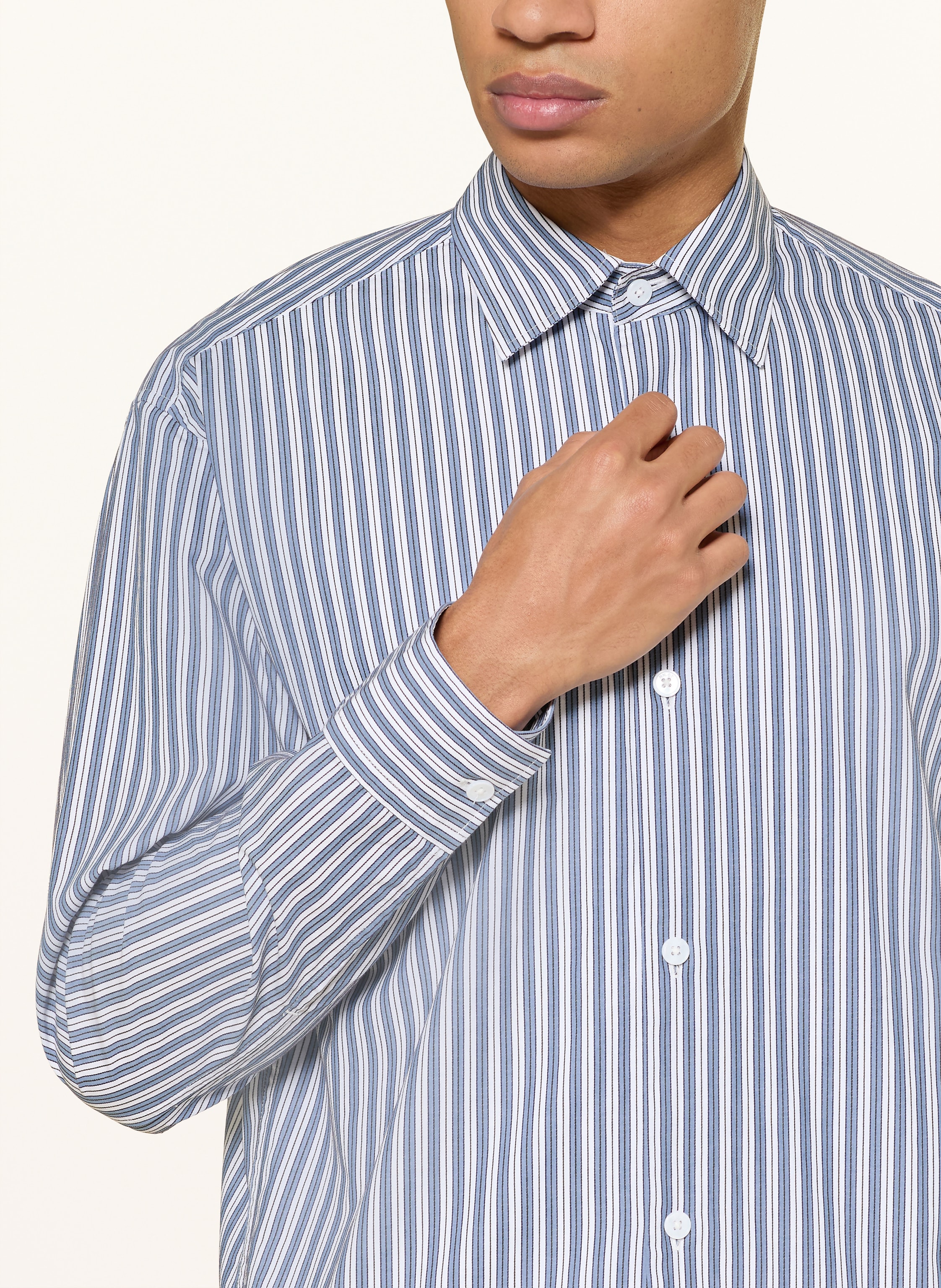 Thumbnail - Nn.07 Hemd Freddy Slim Fit blau