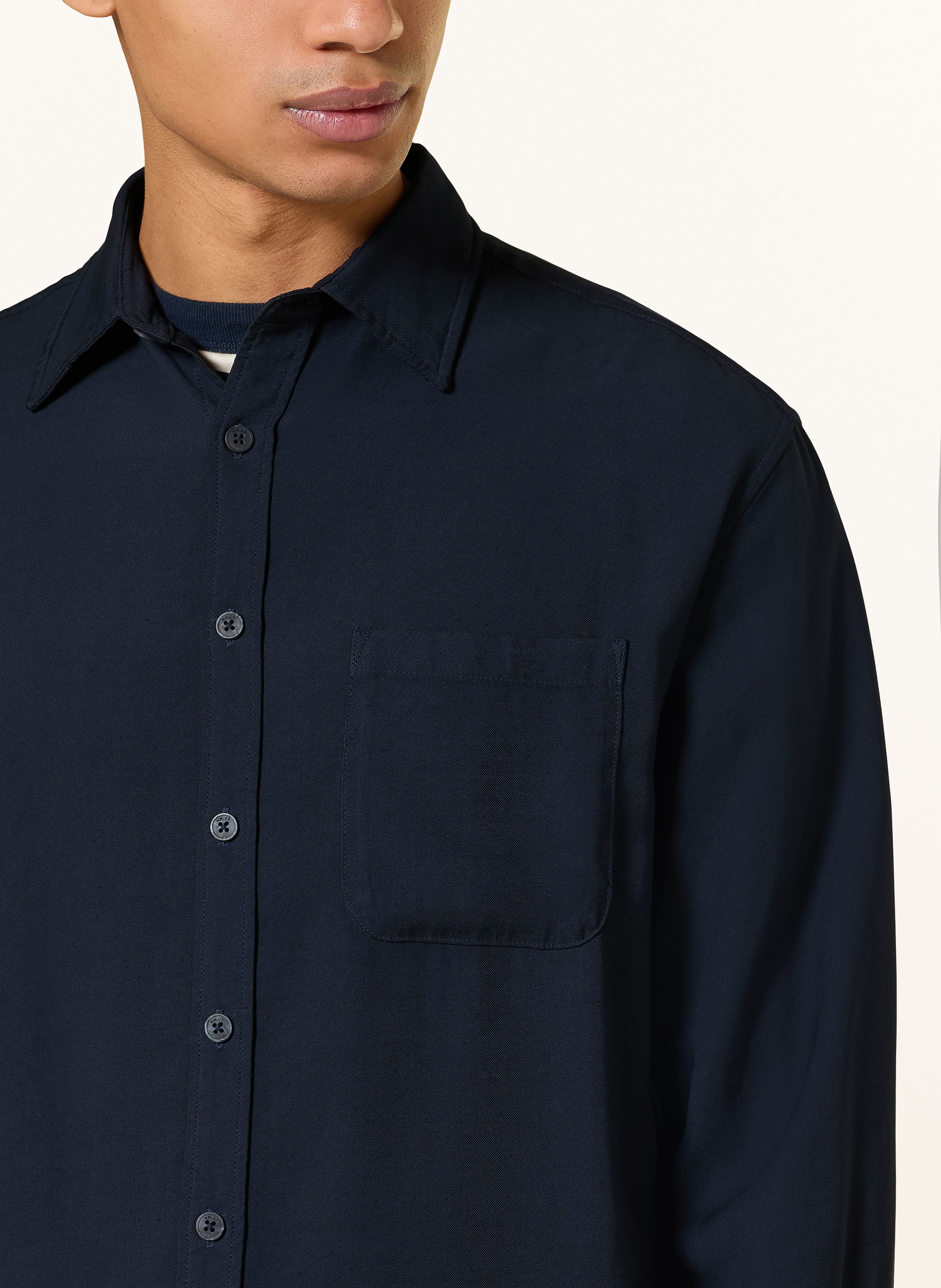 Thumbnail - Nn.07 Hemd Deon Slim Fit blau