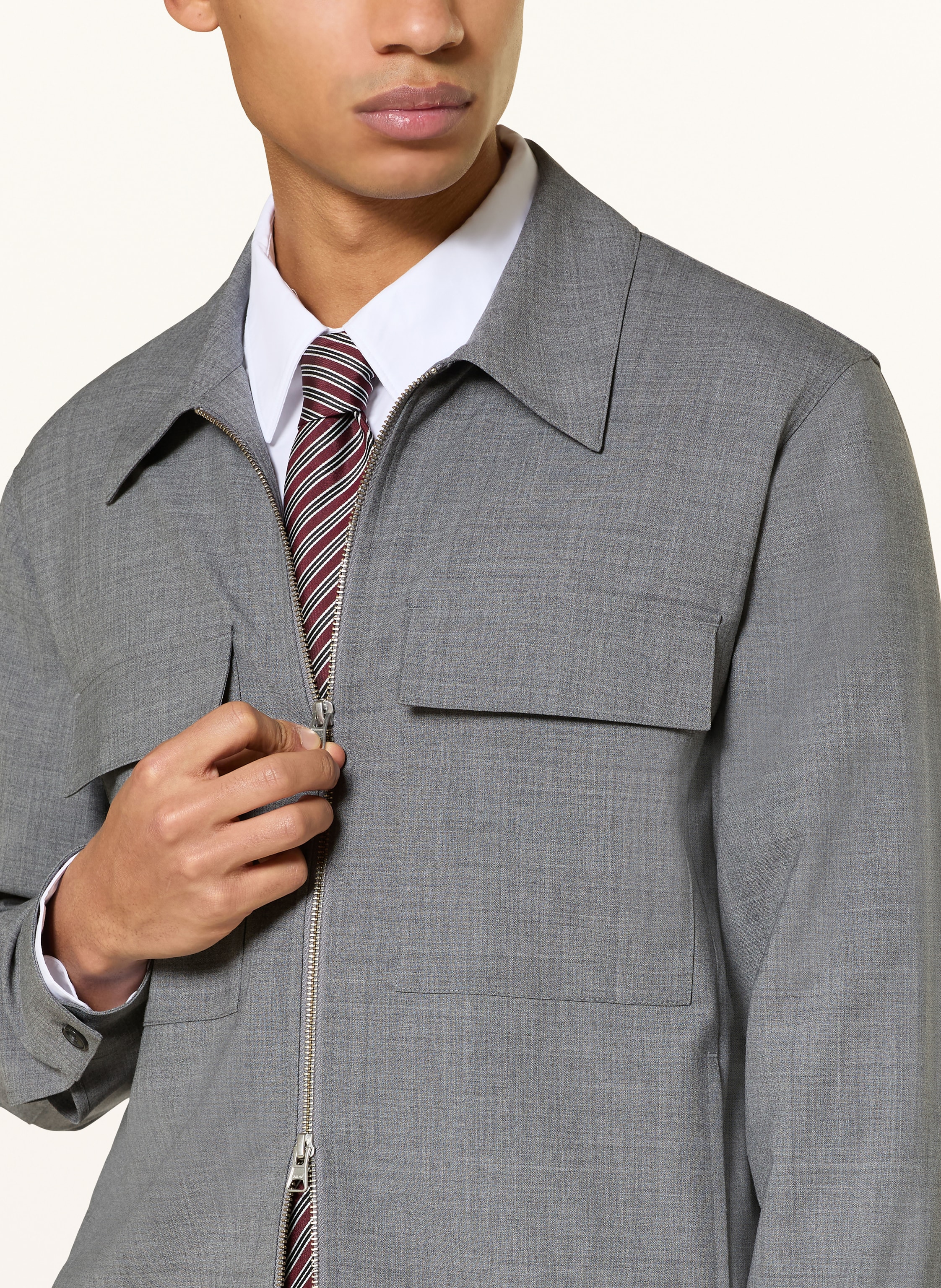 Thumbnail - Nn.07 Overjacket Alban grau