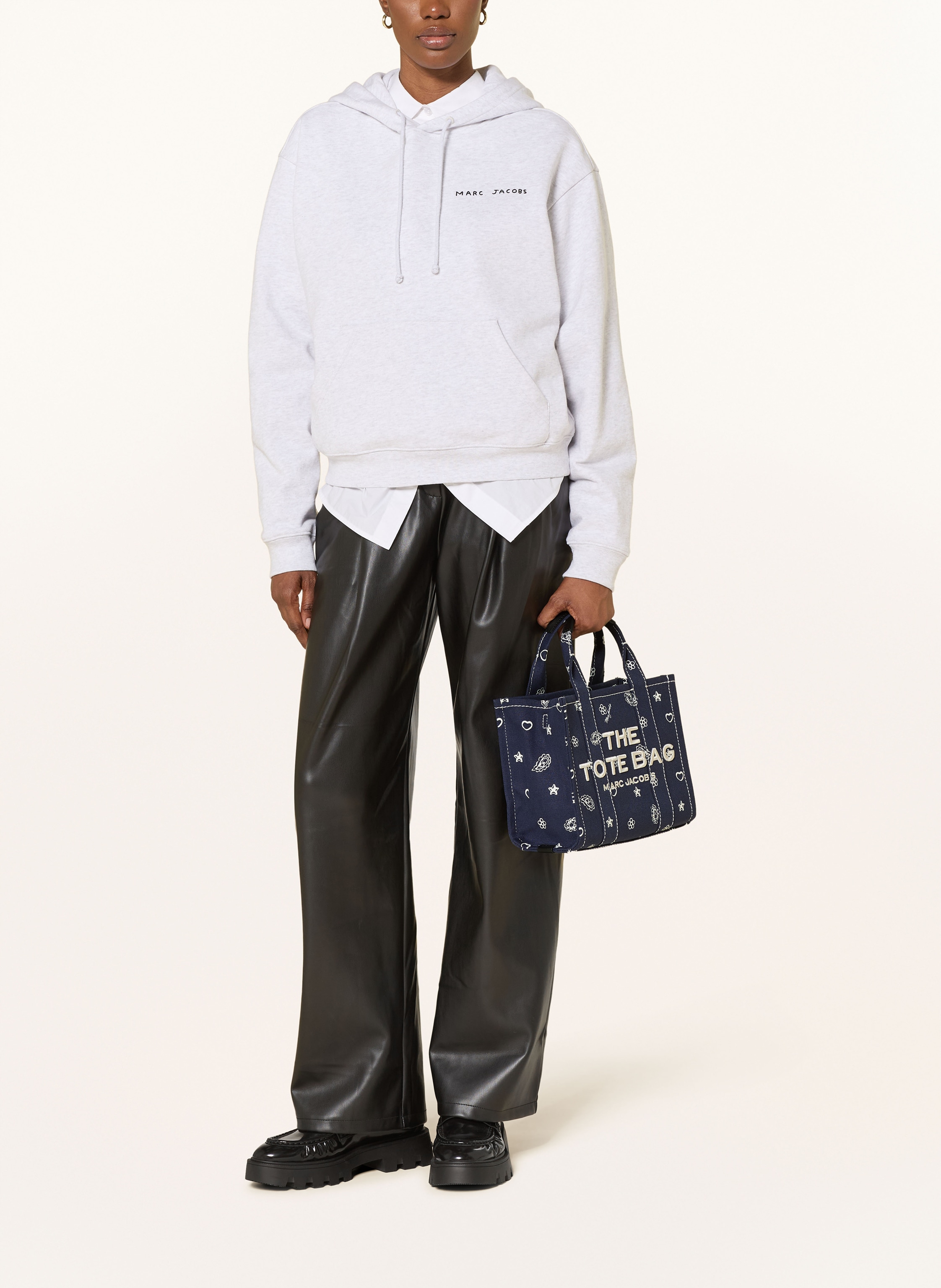 Thumbnail - Marc Jacobs Handtasche The Bandana Canvas Small blau