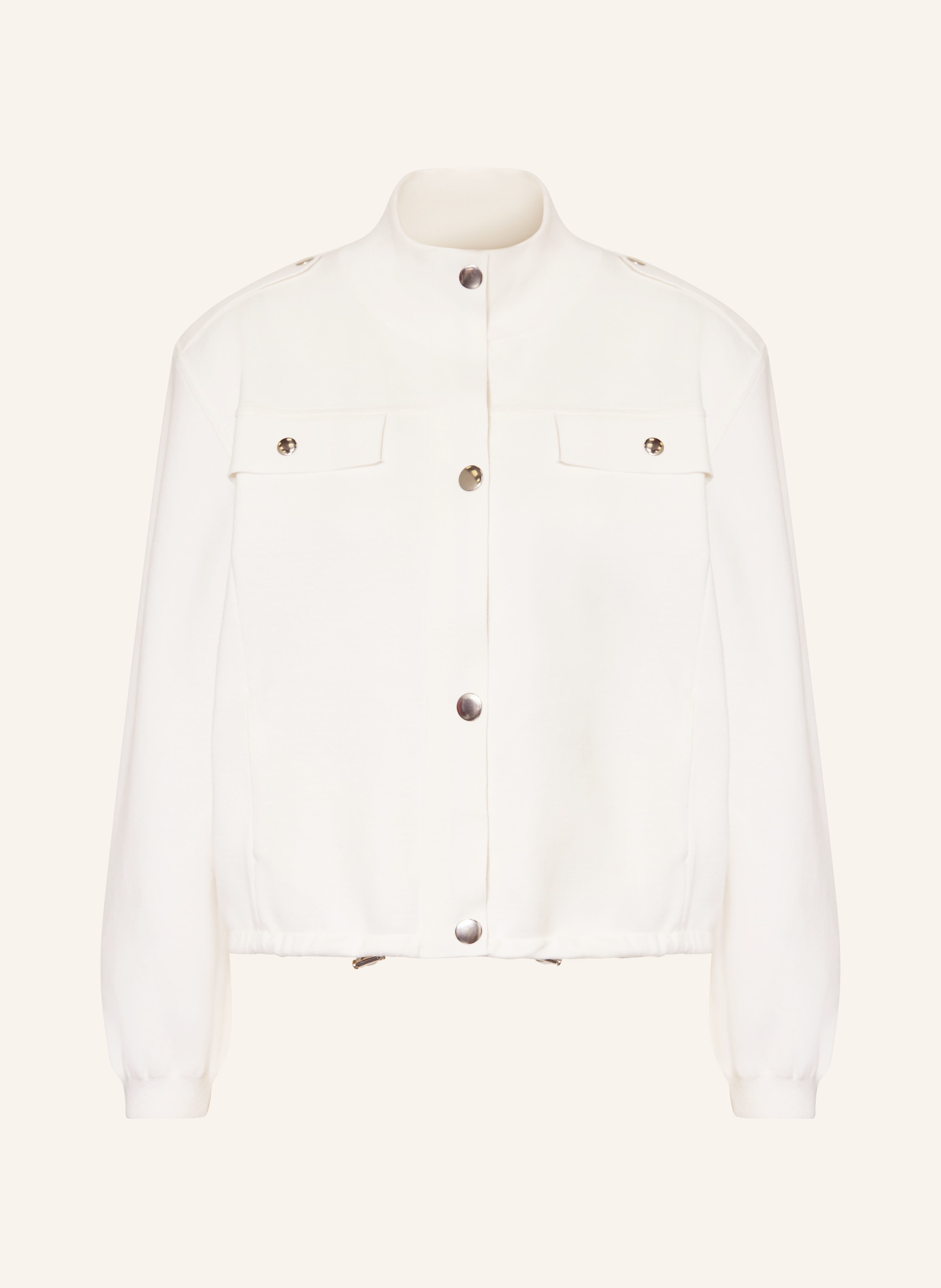 Monari Strickjacke weiss