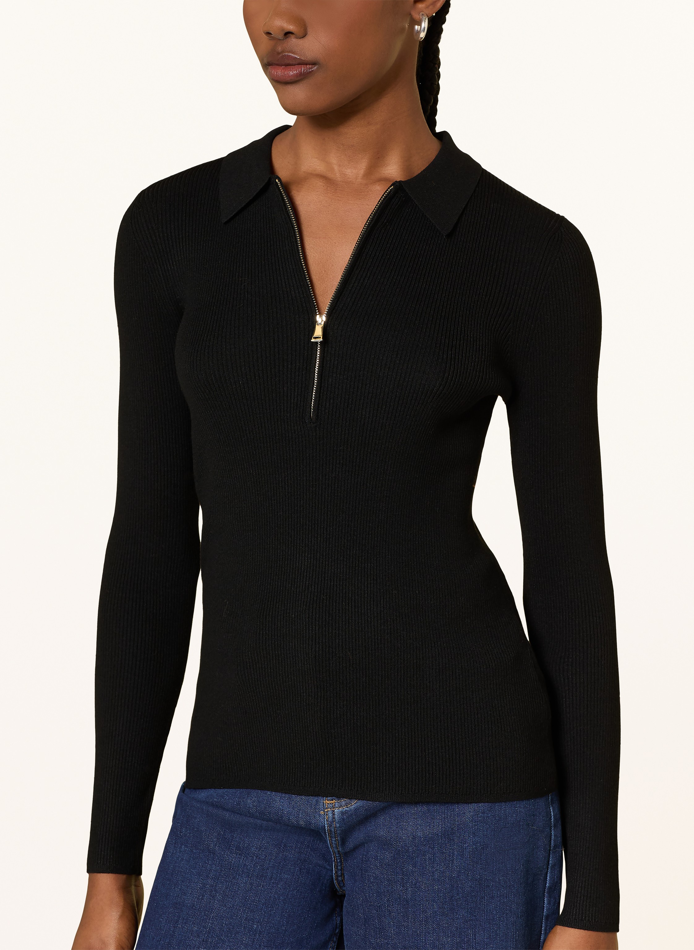 Thumbnail - Hobbs Longsleeve Darcie schwarz