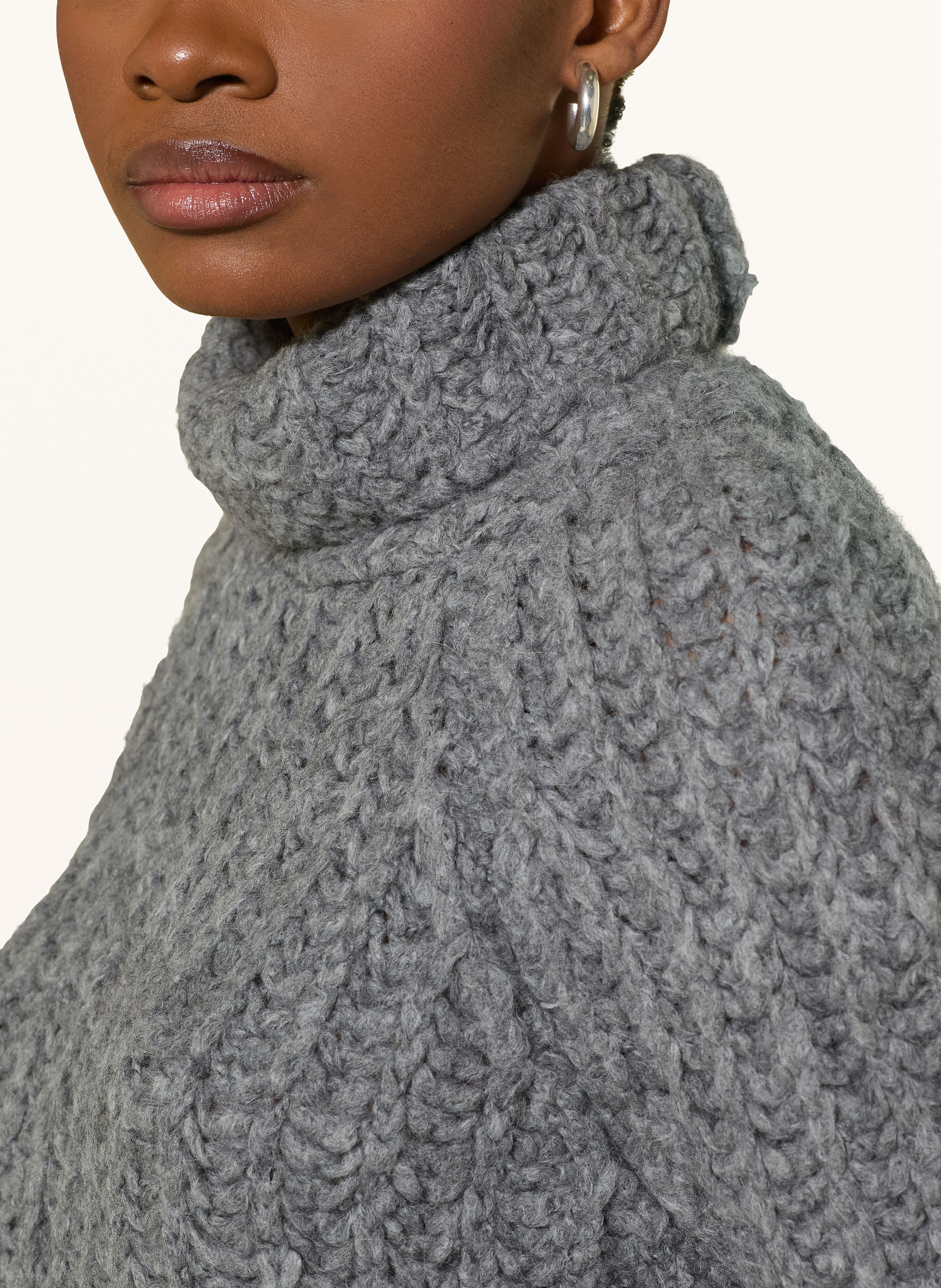 Thumbnail - Smith & Soul Rollkragenpullover Mit Alpaka grau