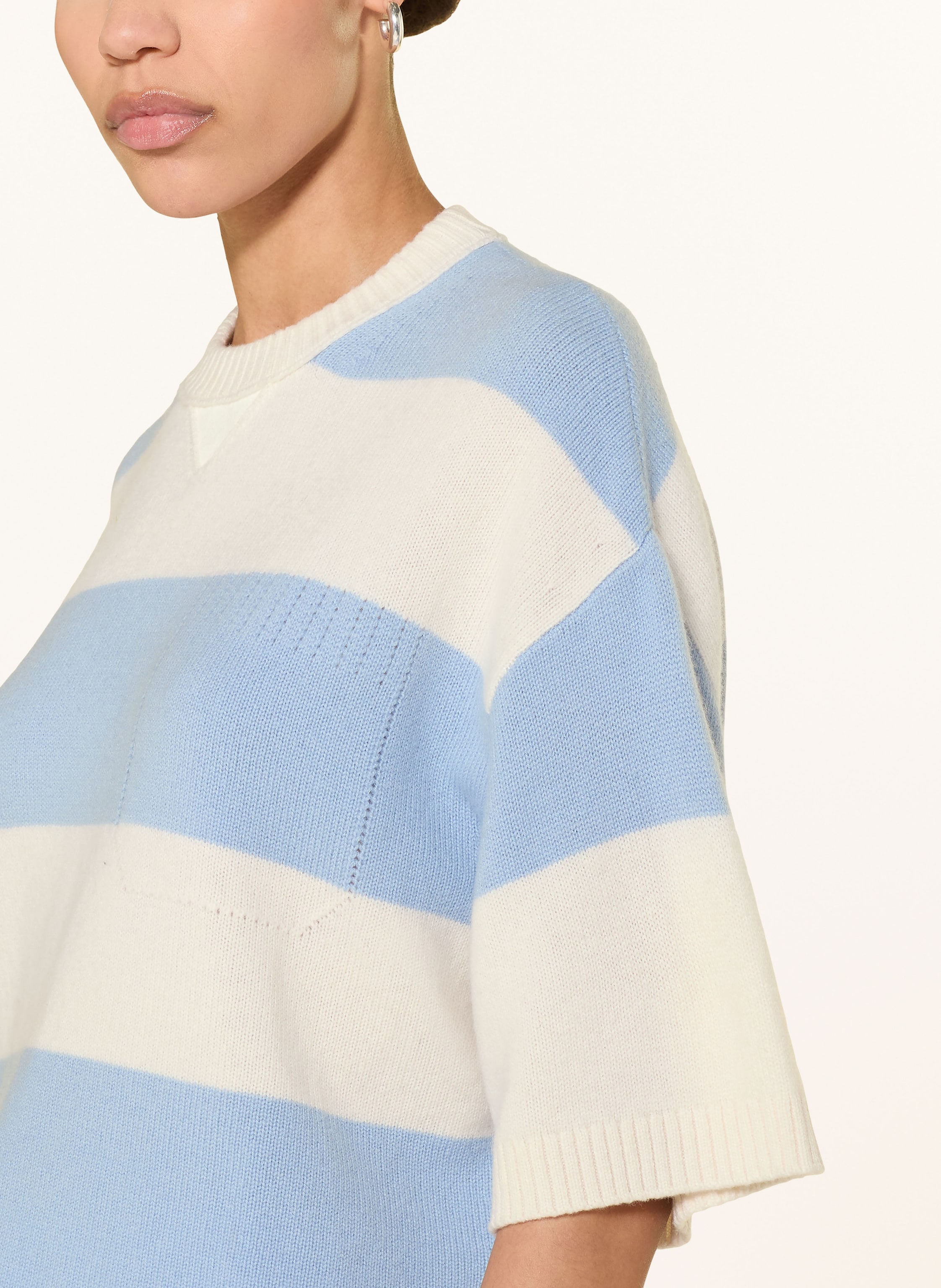 Thumbnail - Dorothee Schumacher Pullover Modern Statements Mit 3/4-Arm blau