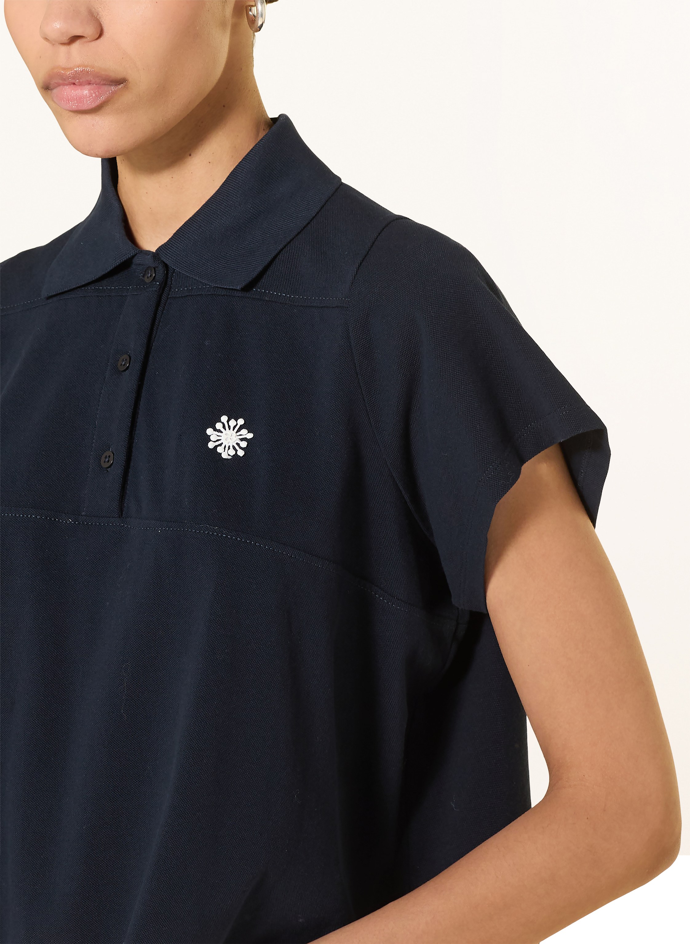 Thumbnail - Dorothee Schumacher Picqué-Poloshirt Sporty Romance blau