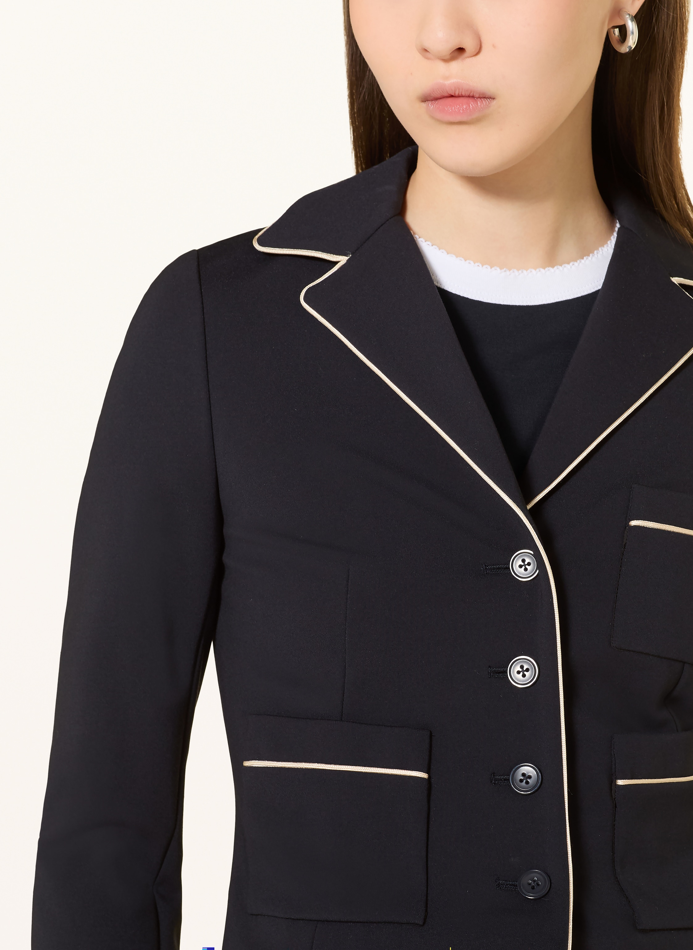 Thumbnail - Dorothee Schumacher Cropped-Jacke Emotional Essence blau