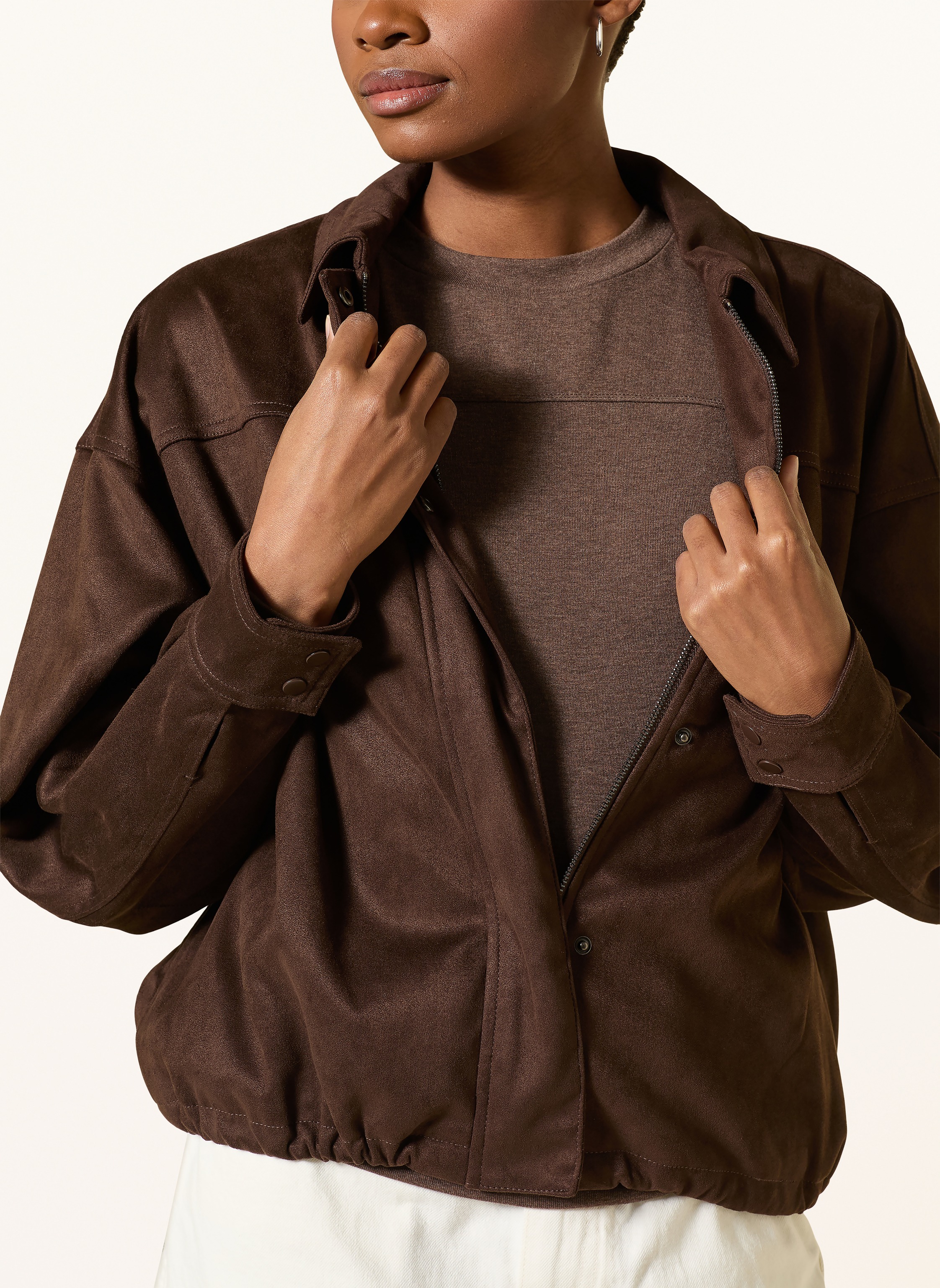 Opus Longsleeve Supani braun – Bild 2