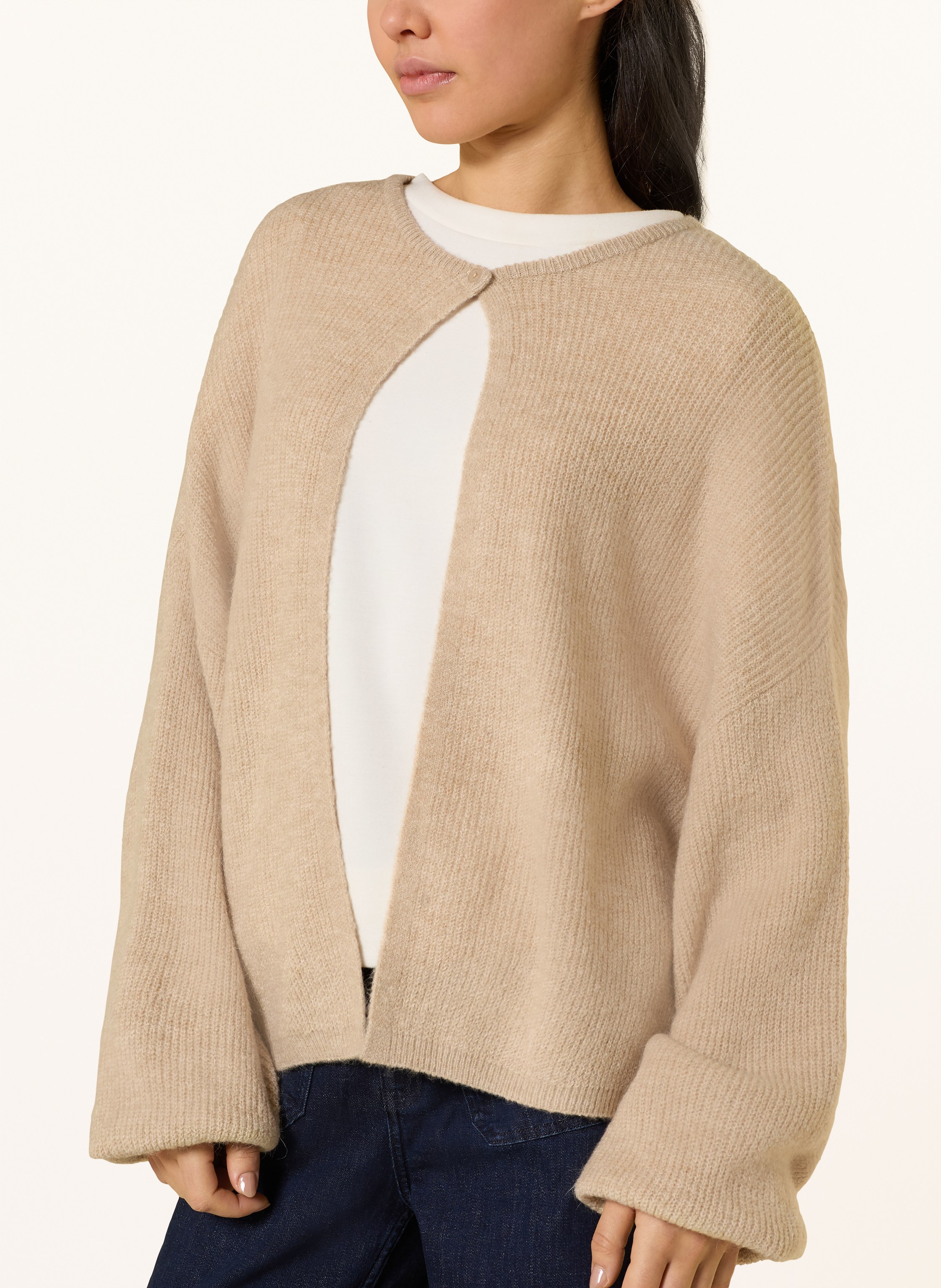 Thumbnail - Opus Strickjacke Deriana beige