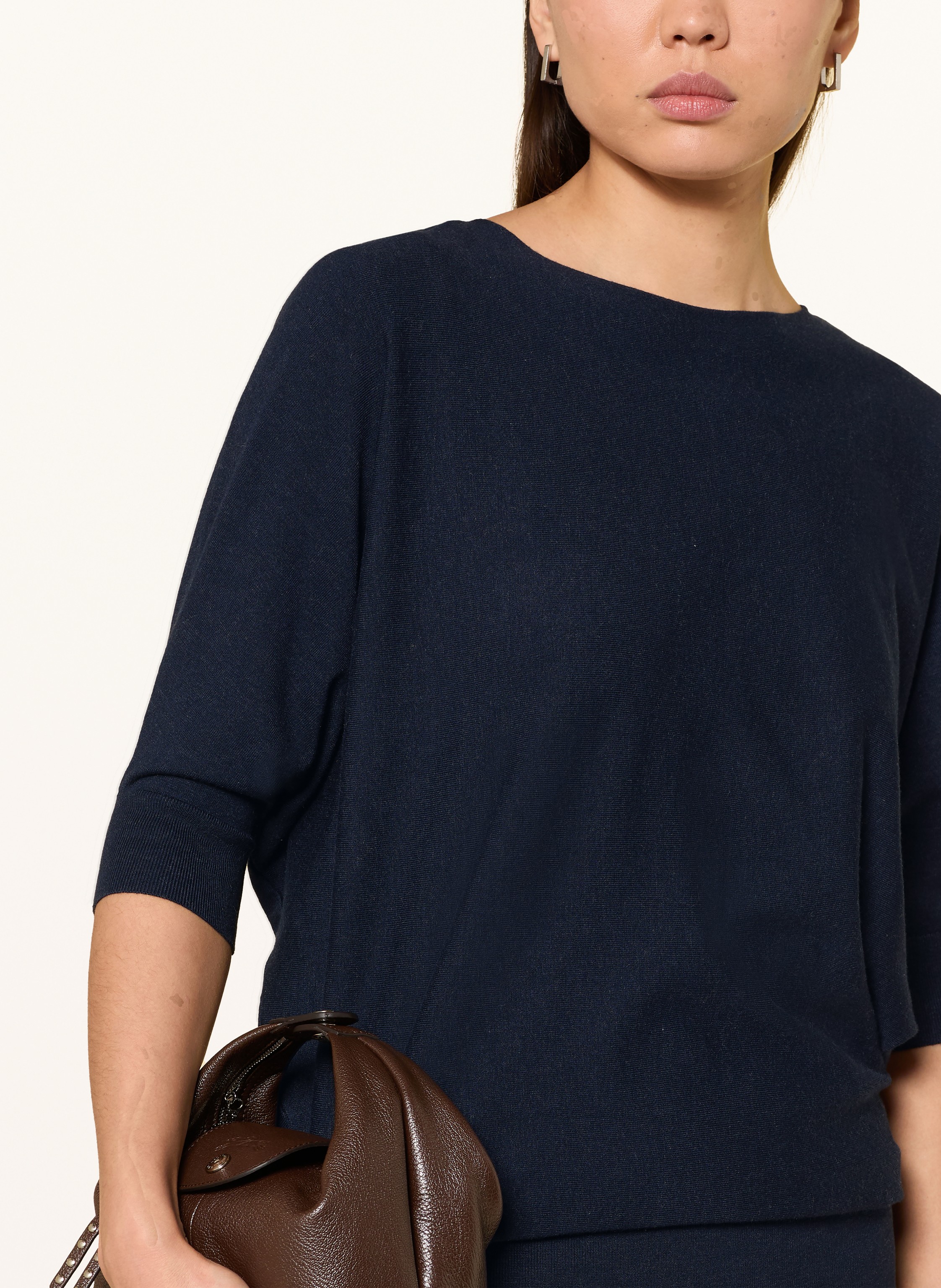 Thumbnail - Phase Eight Strickkleid Becca Mit 3/4-Arm blau