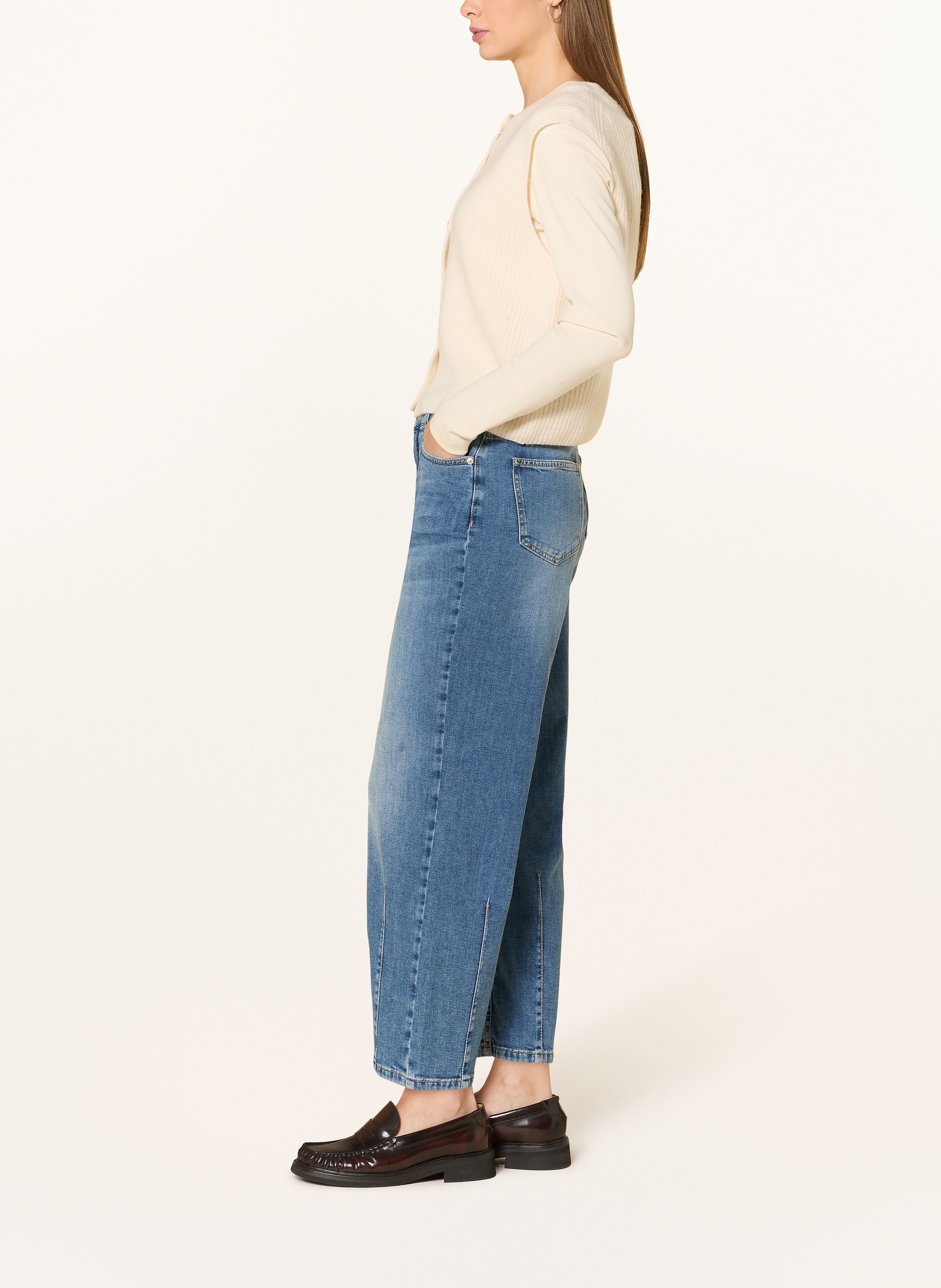 Thumbnail - Opus Pants Barrel Jeans Melly Twist blau