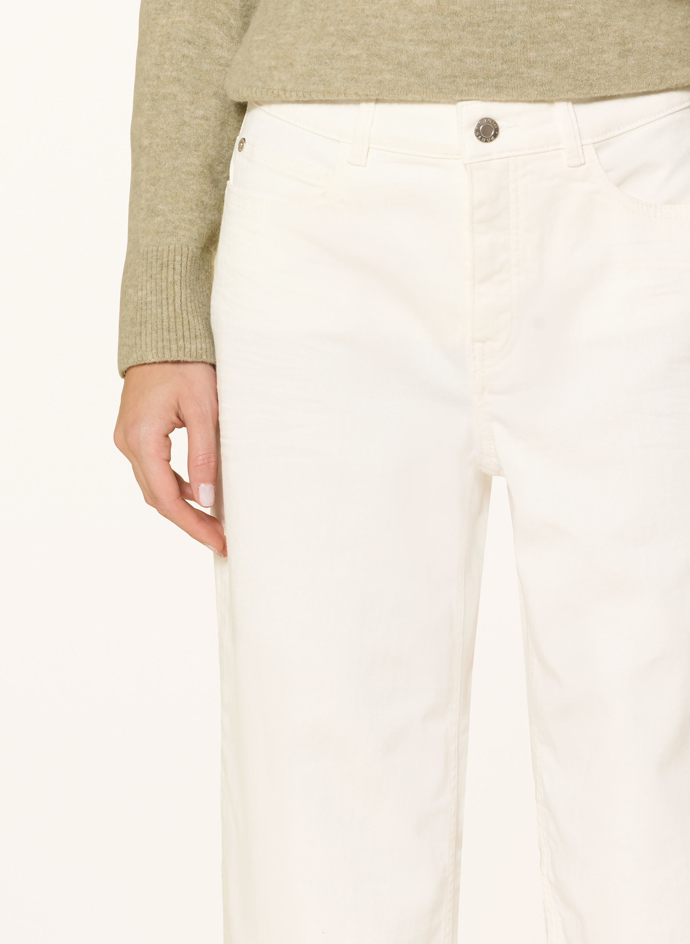 Thumbnail - Opus Pants Barrel Jeans Melly Twisted weiss