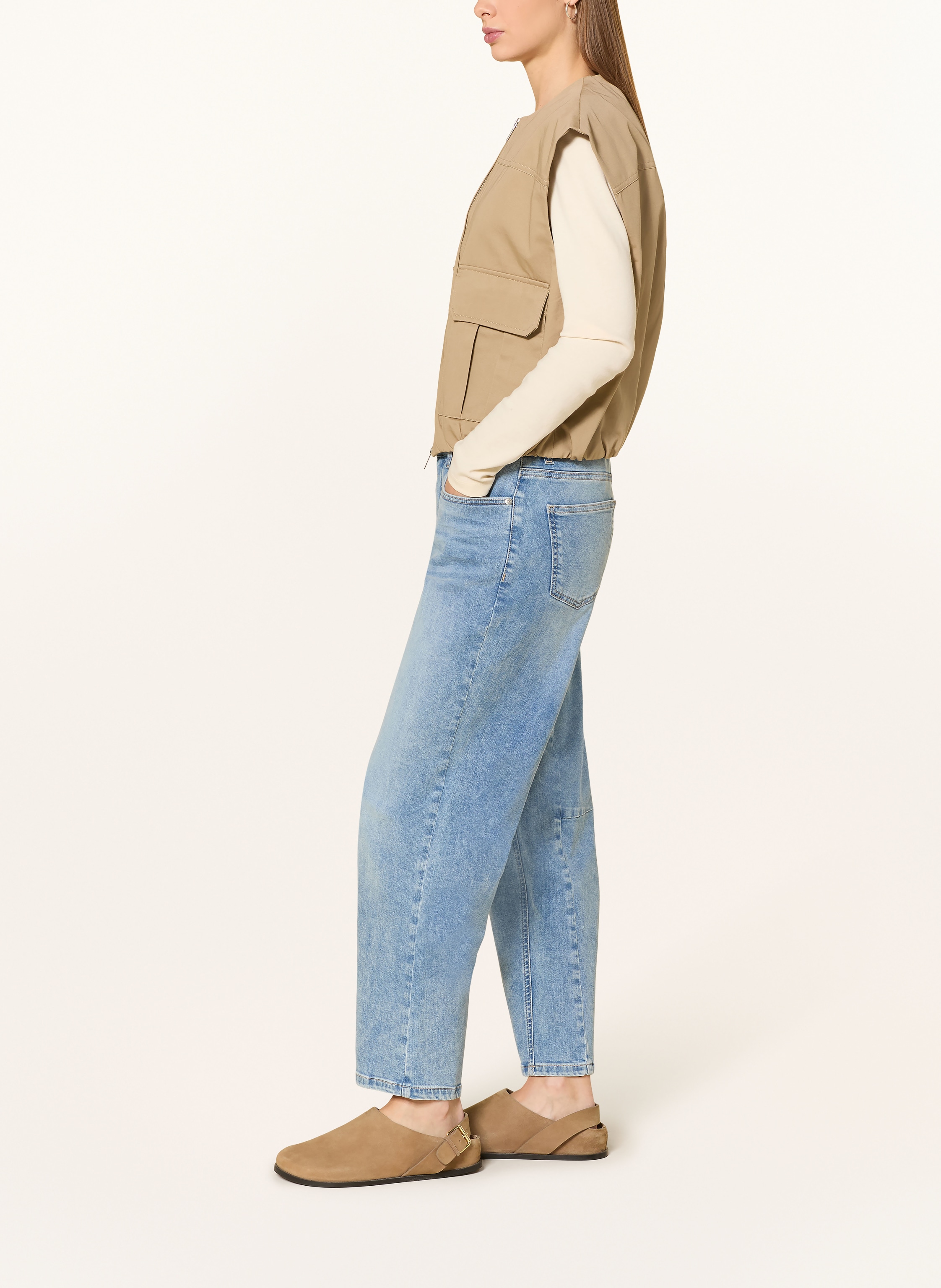 Thumbnail - Opus Pants Barrel Jeans Melly Relax blau