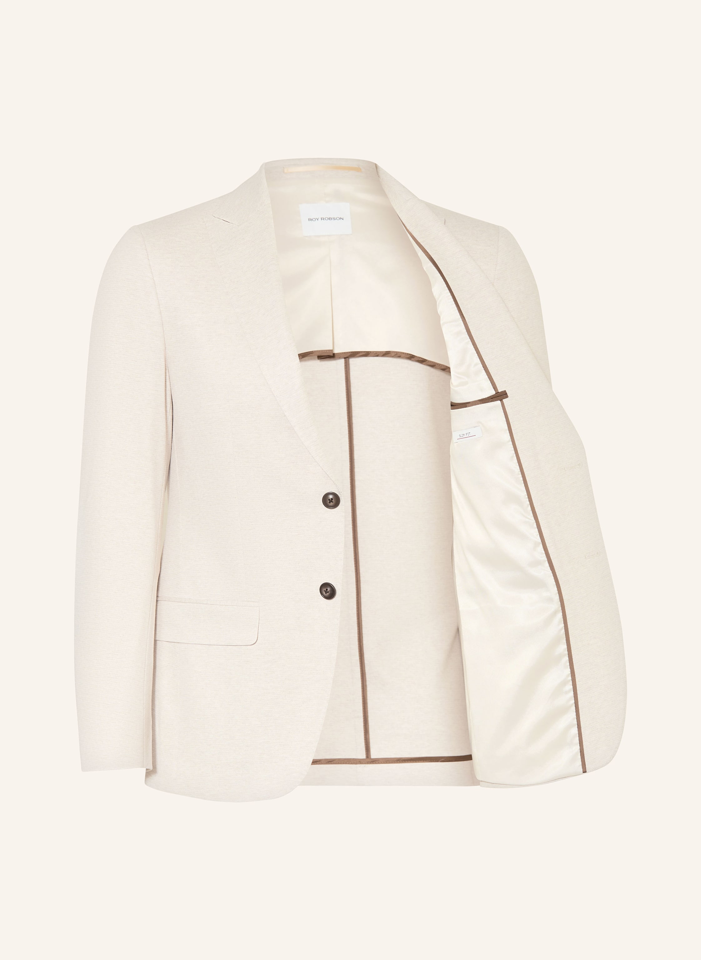 Thumbnail - Roy Robson Anzugsakko Slim Fit beige