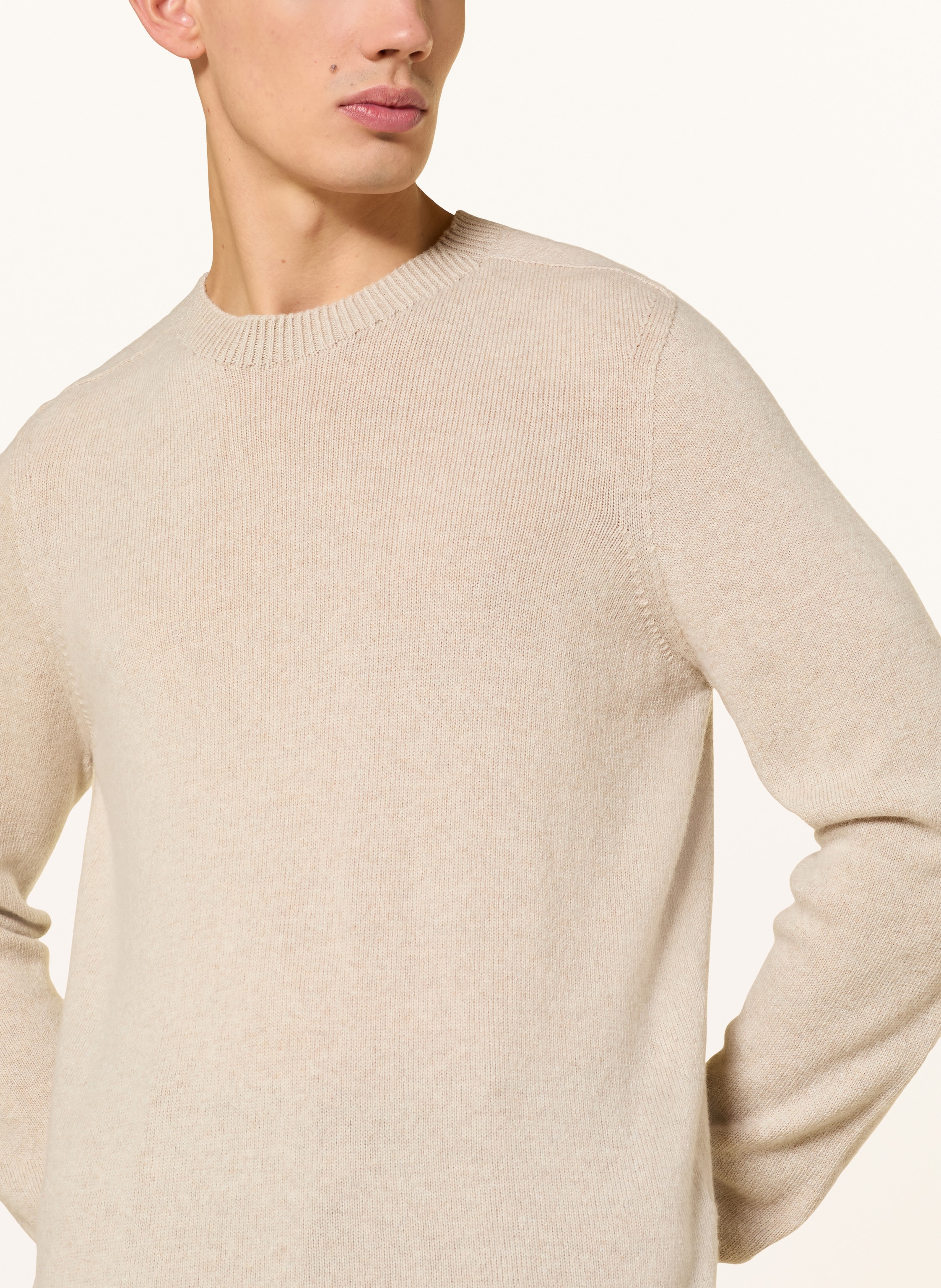 Thumbnail - Maerz Muenchen Pullover Mit Cashmere beige