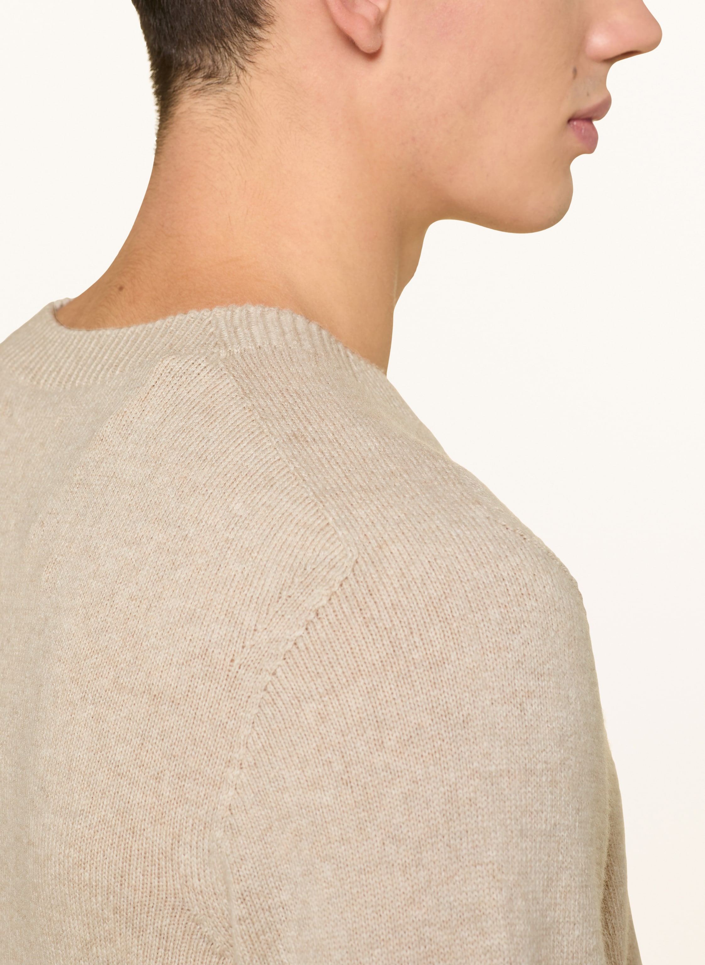 Thumbnail - Maerz Muenchen Pullover Mit Cashmere beige