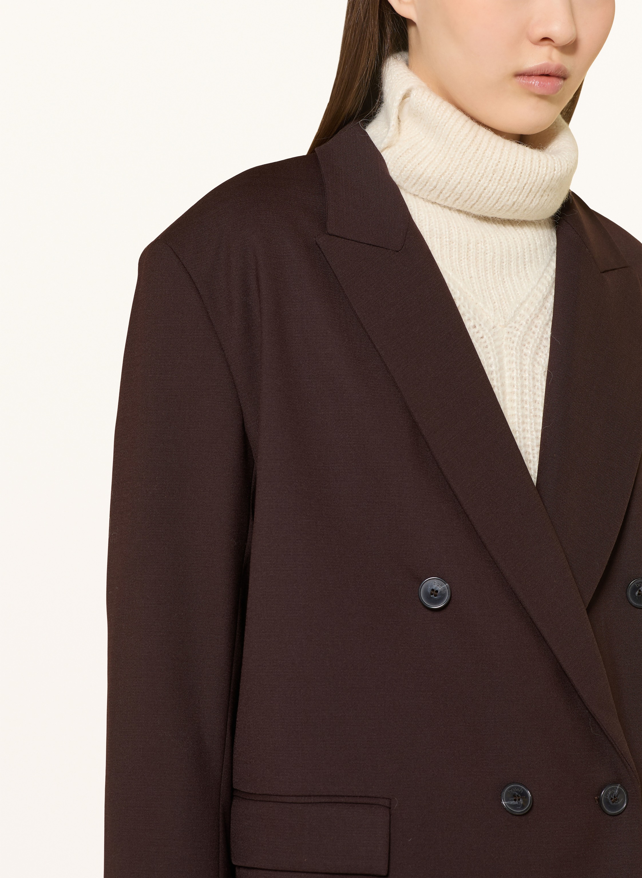 Thumbnail - Ba&Sh Oversized-Blazer Kimber braun