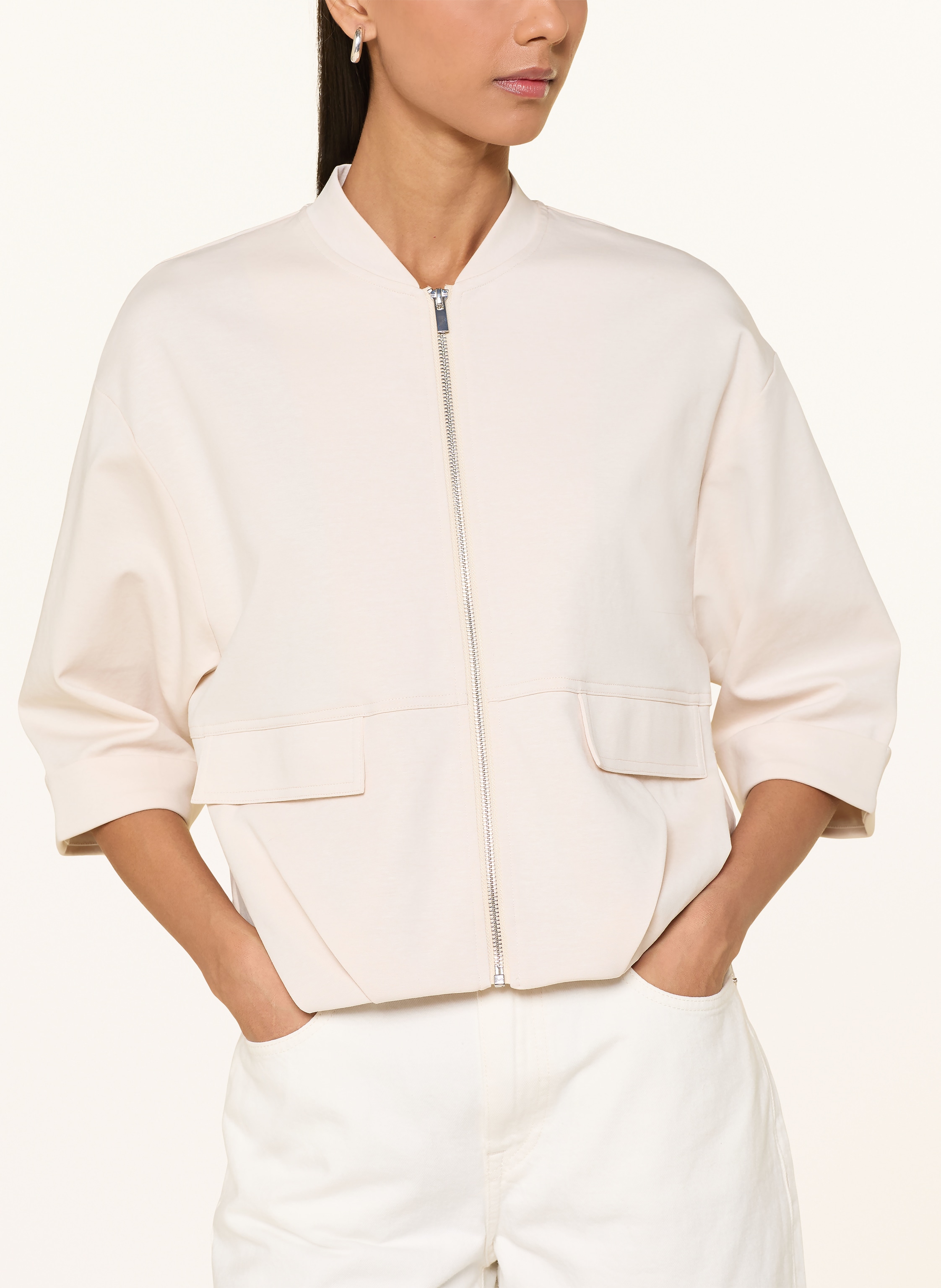 Thumbnail - Opus Blouson Goros Mit 3/4-Arm weiss