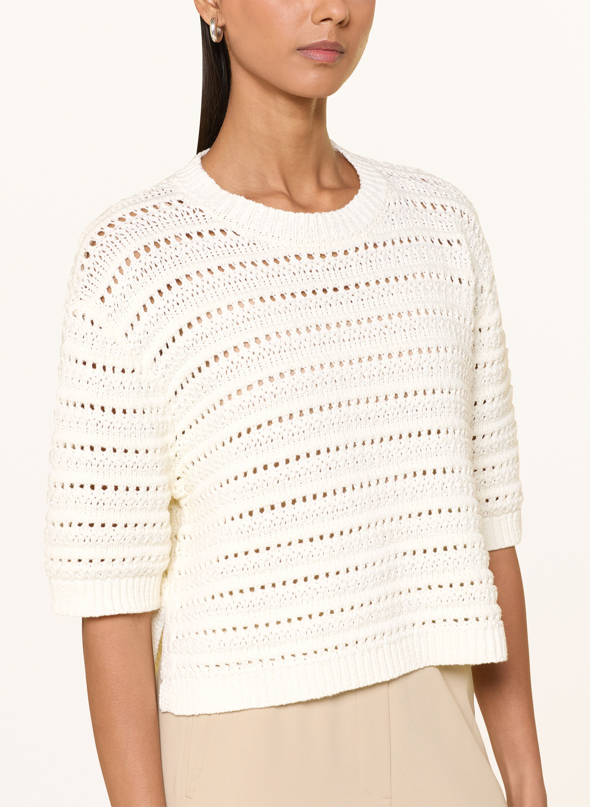 Thumbnail - Opus Strickshirt Ploomina weiss