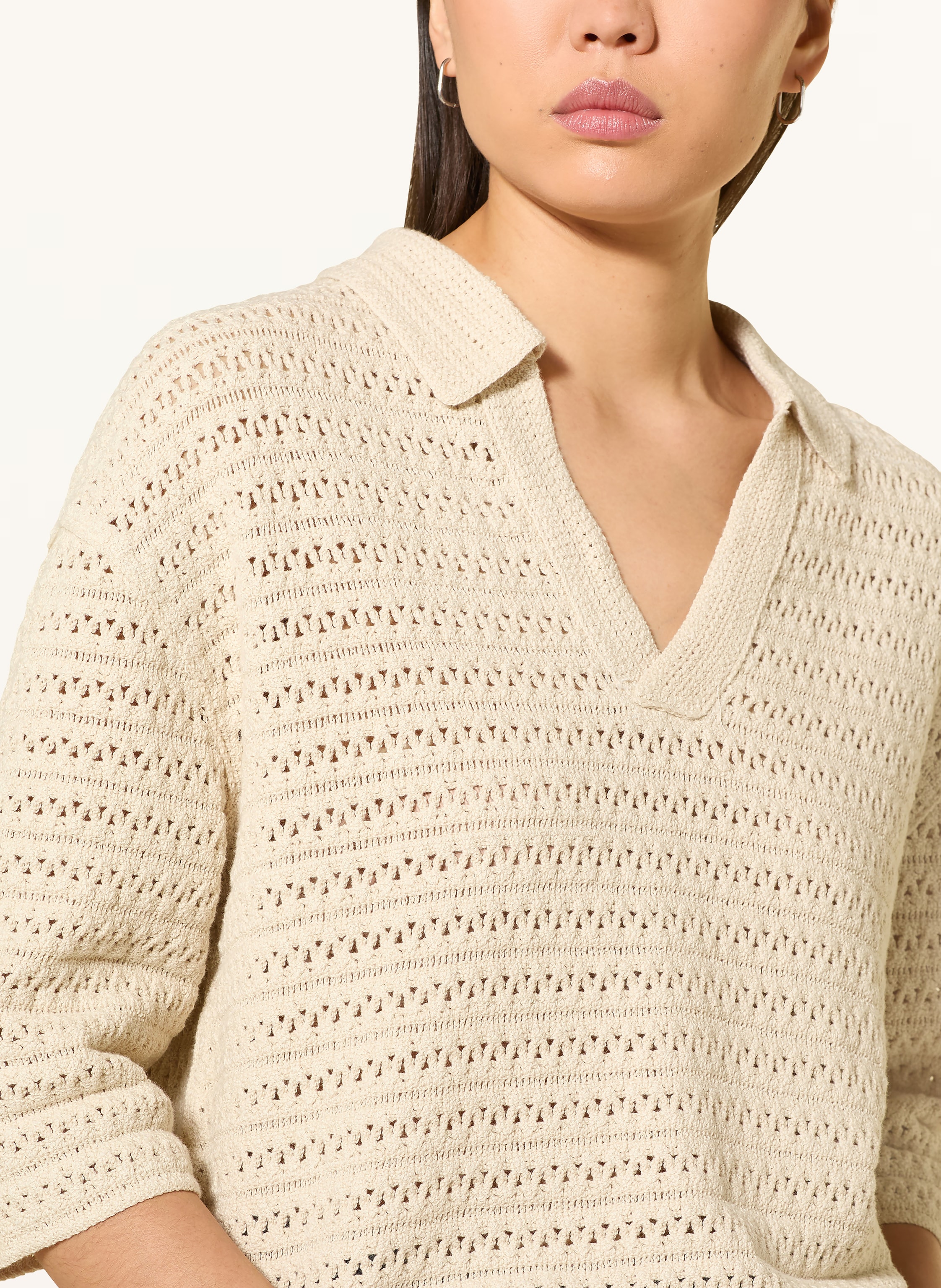 Thumbnail - Opus Pullover Garakino Mit 3/4-Arm weiss