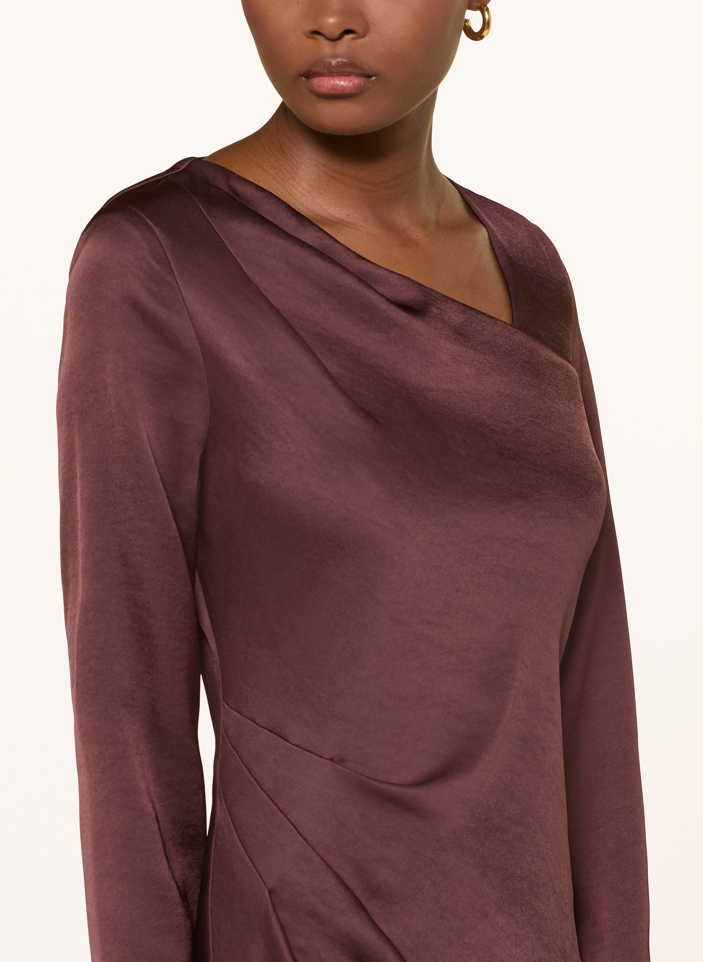 Thumbnail - Claudie Pierlot Satinkleid rot