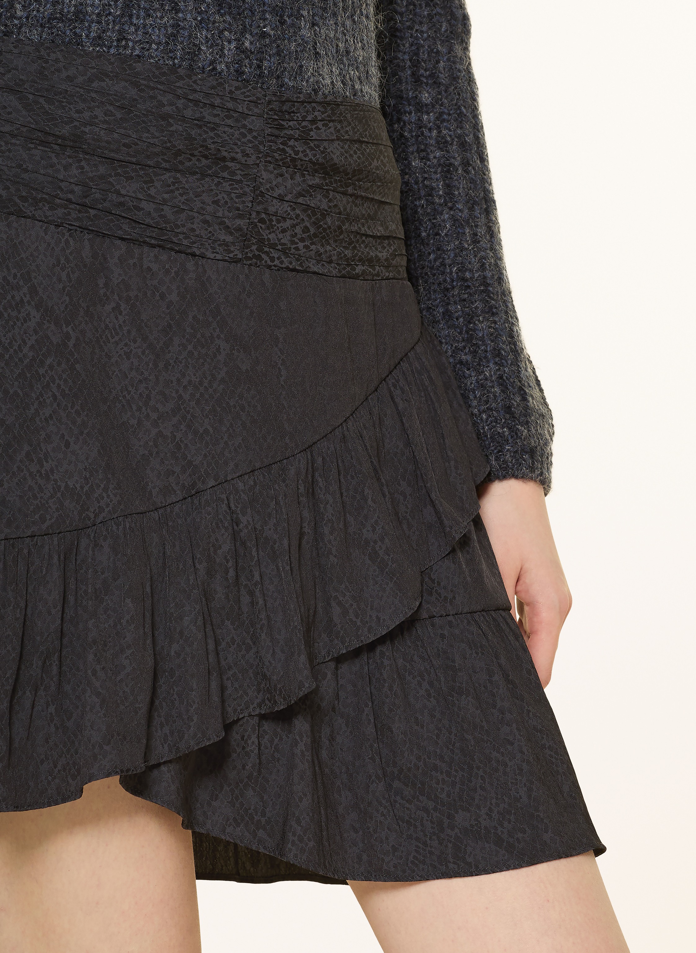 Thumbnail - Ba&Sh Rock Rino Mit Rüschen schwarz