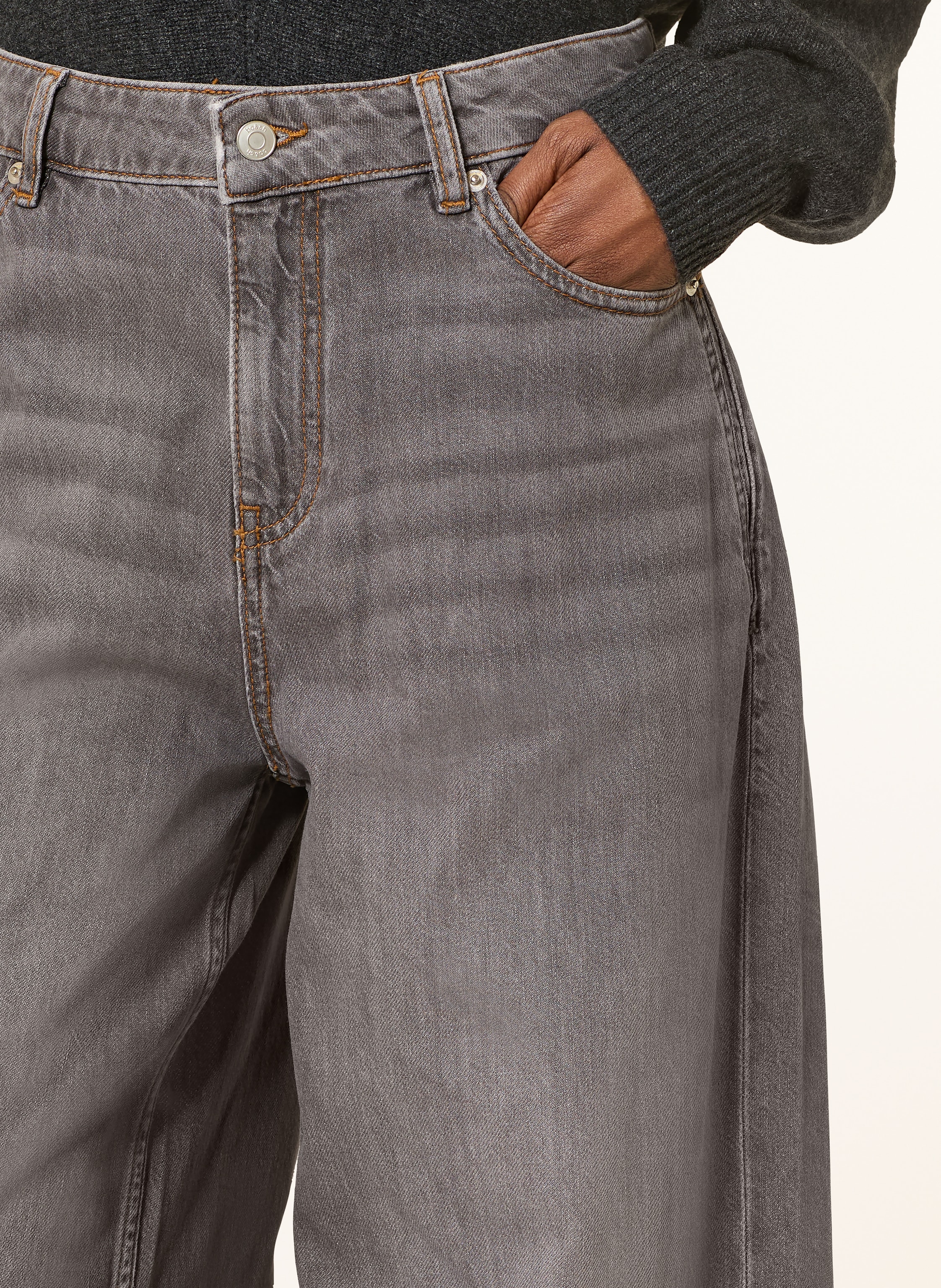 Thumbnail - Ba&Sh Wide Leg Jeans Yusc schwarz