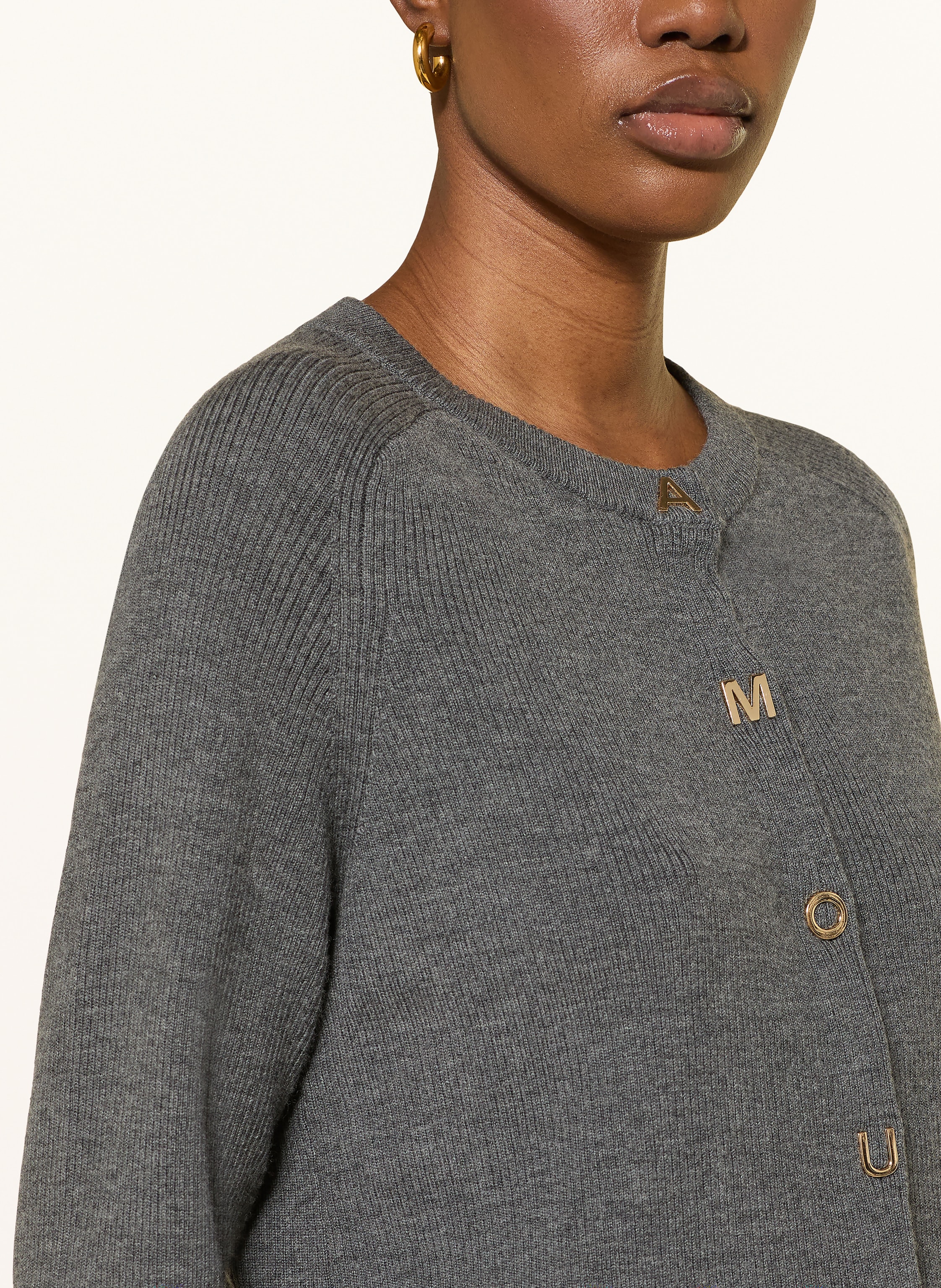 Thumbnail - Maje Strickjacke grau