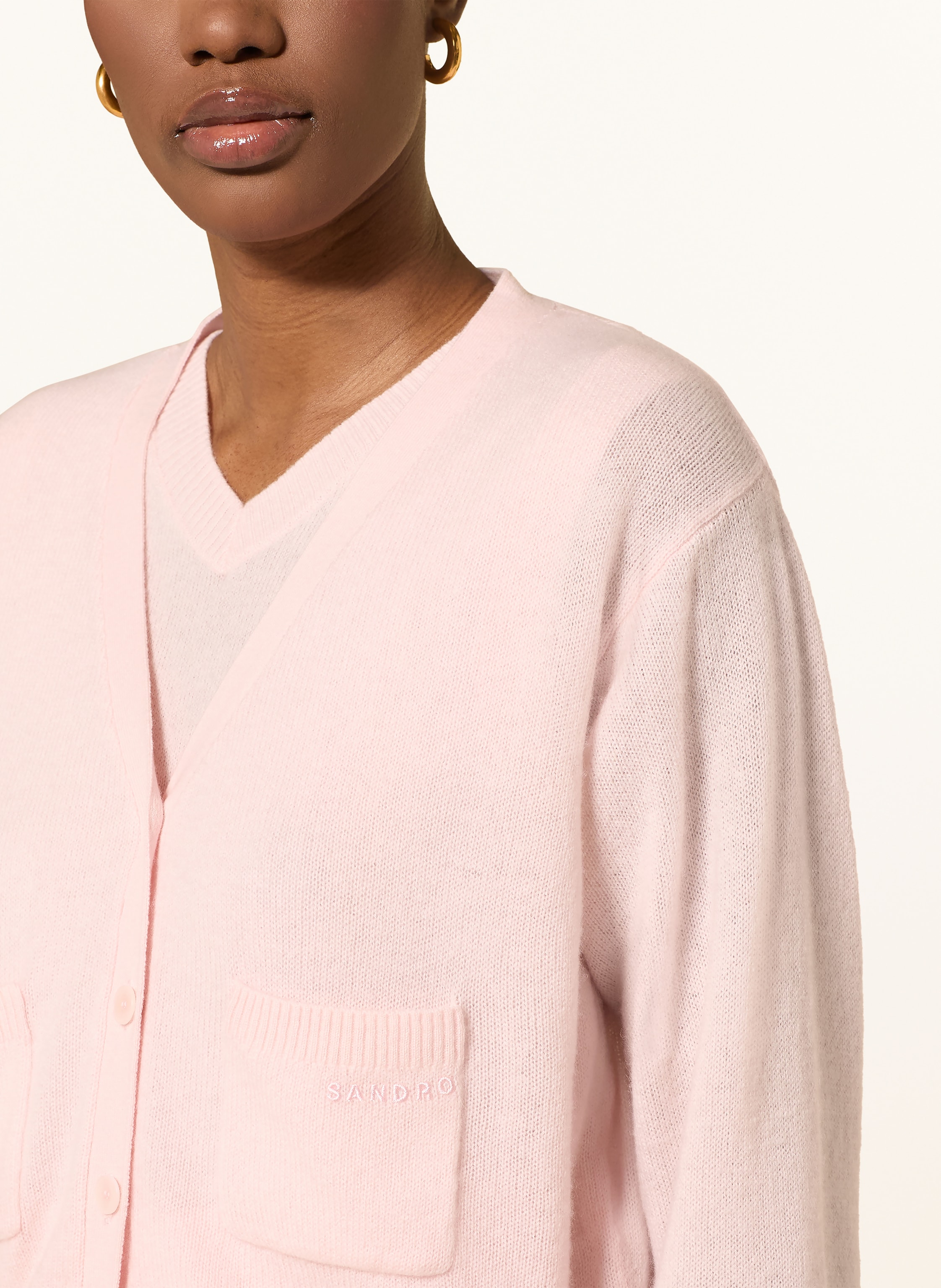 Thumbnail - Sandro Strickjacke pink