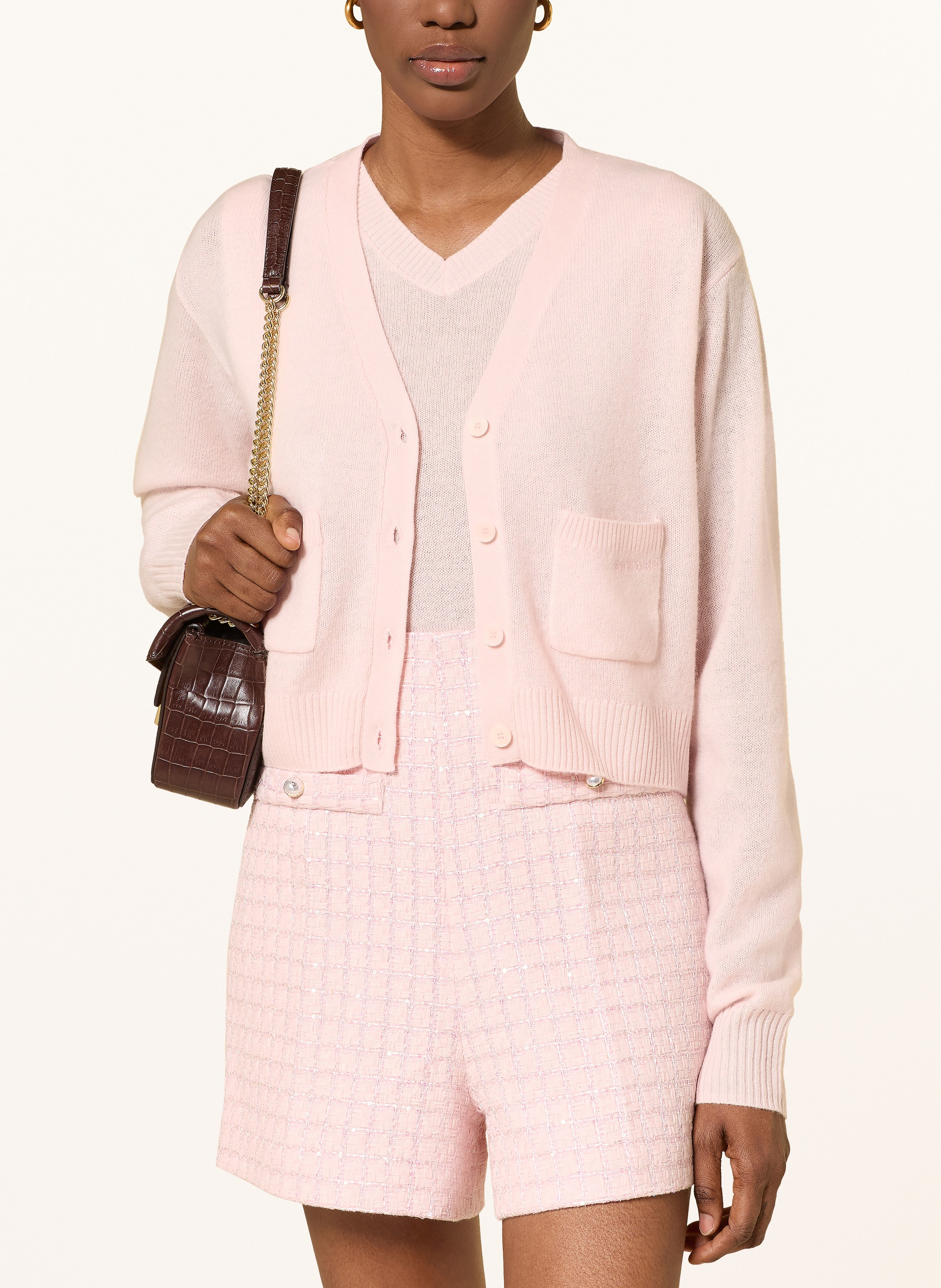 Thumbnail - Sandro Strickjacke pink