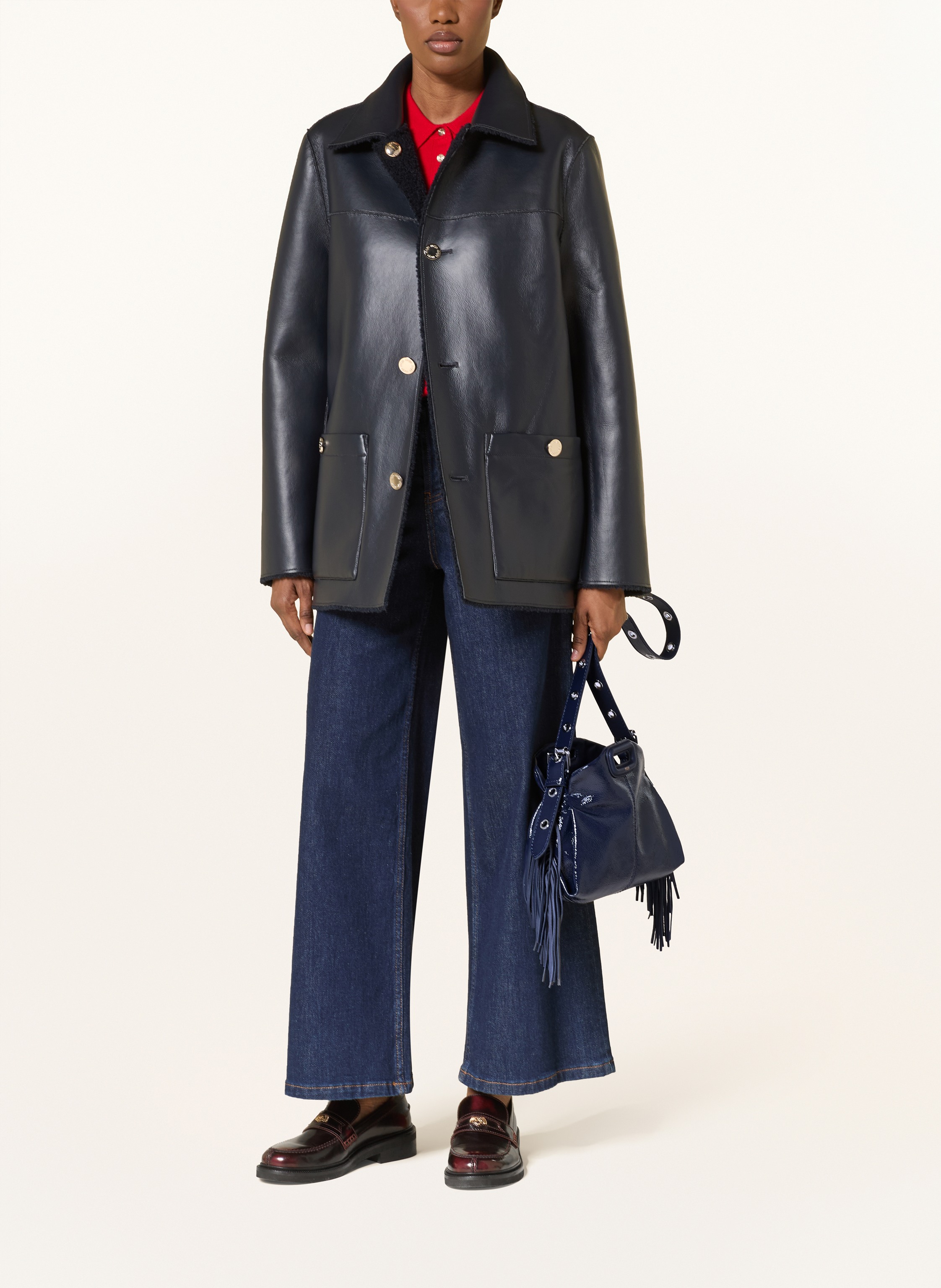 Thumbnail - Maje Handtasche blau