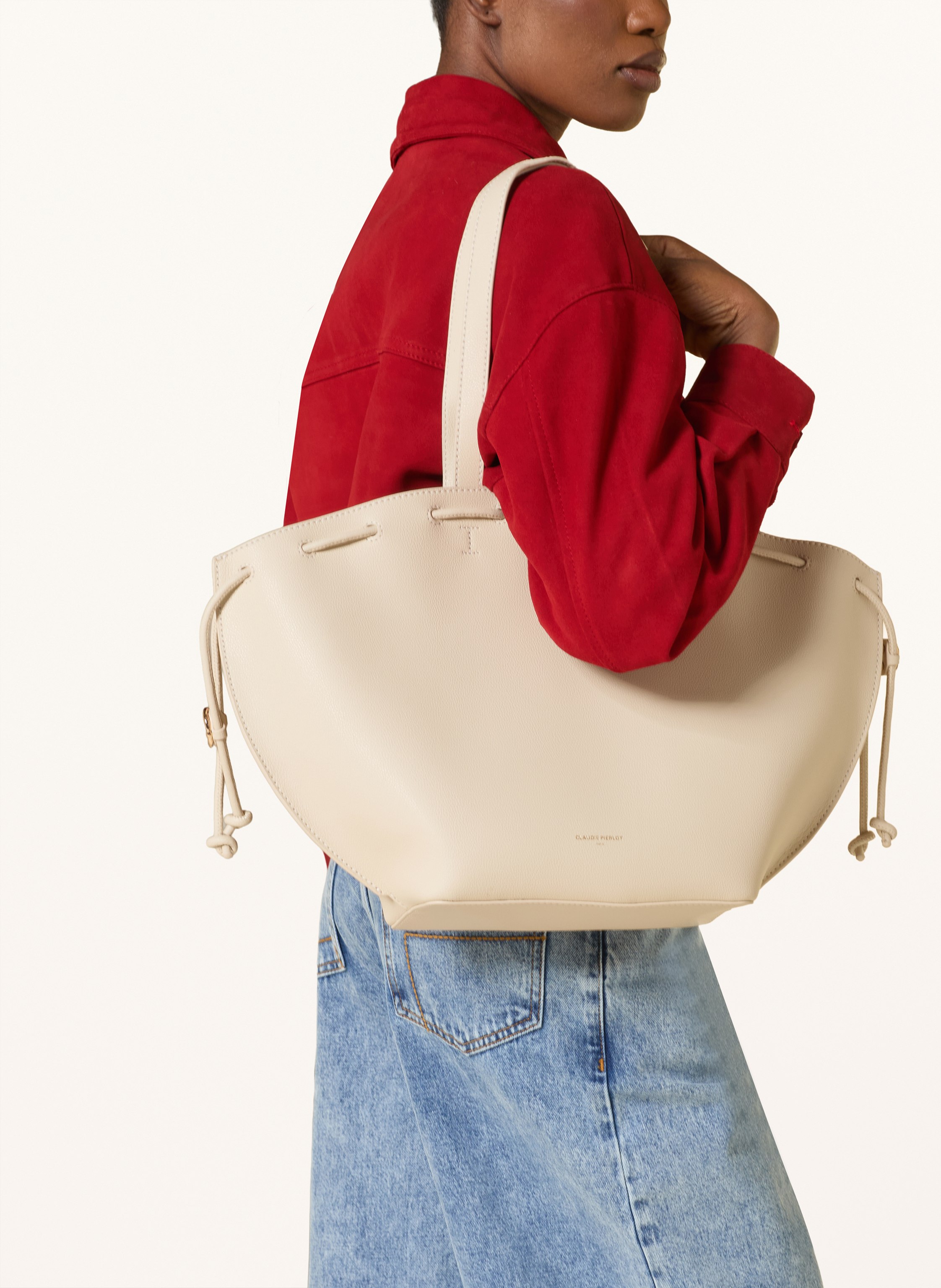 Thumbnail - Claudie Pierlot Shopper weiss