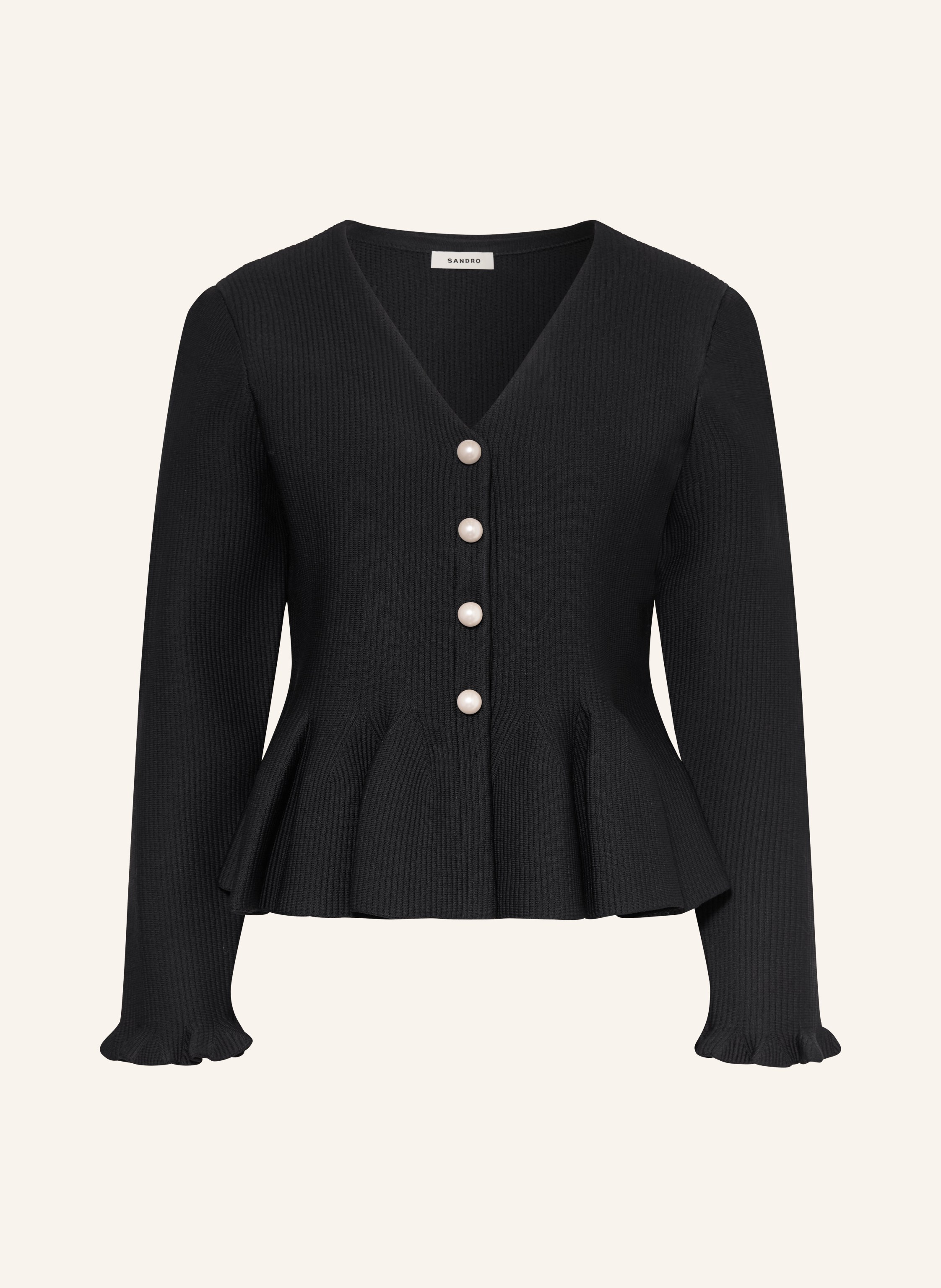 Sandro Strickjacke schwarz