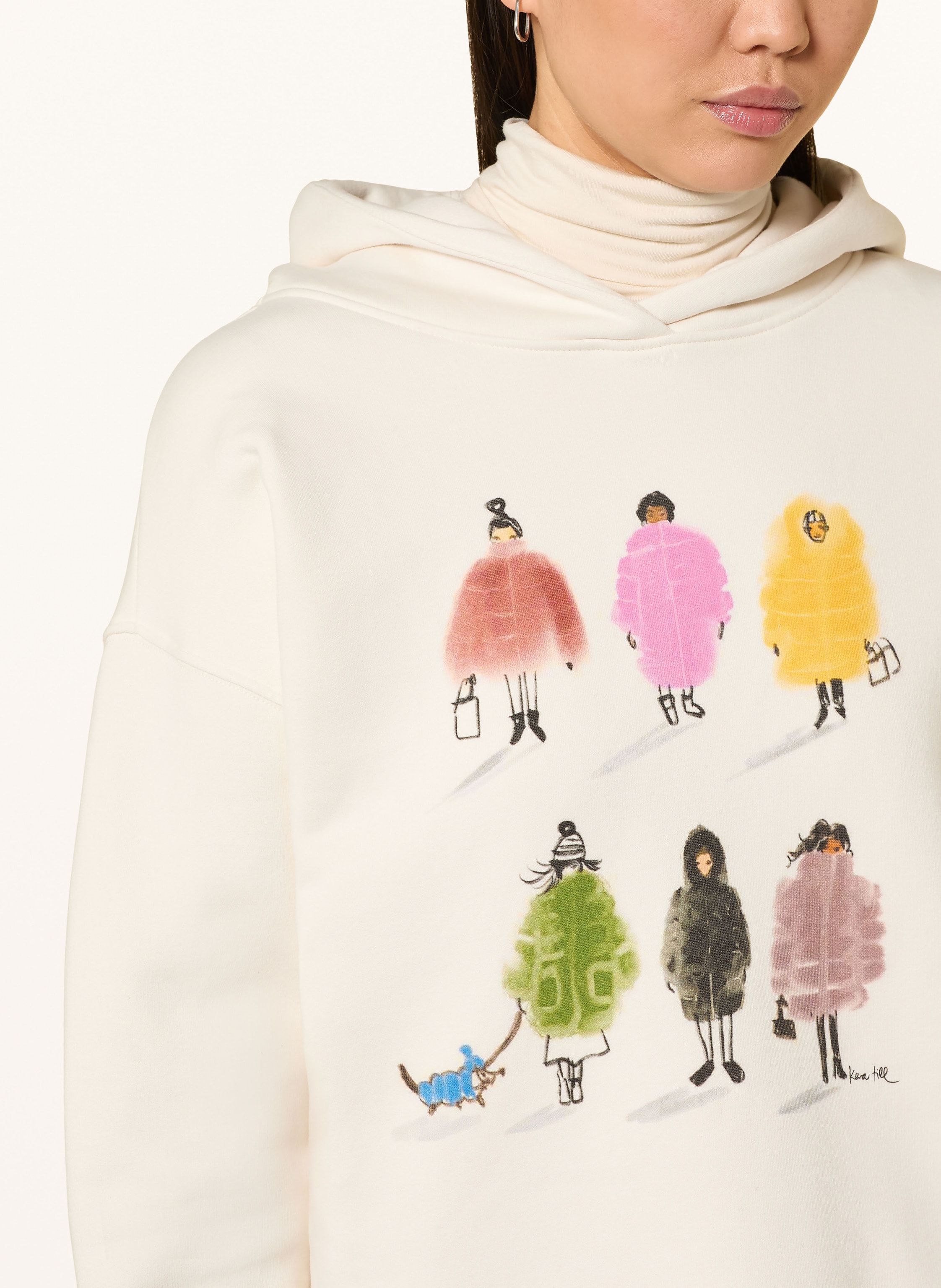 Thumbnail - Kera Till Hoodie grau