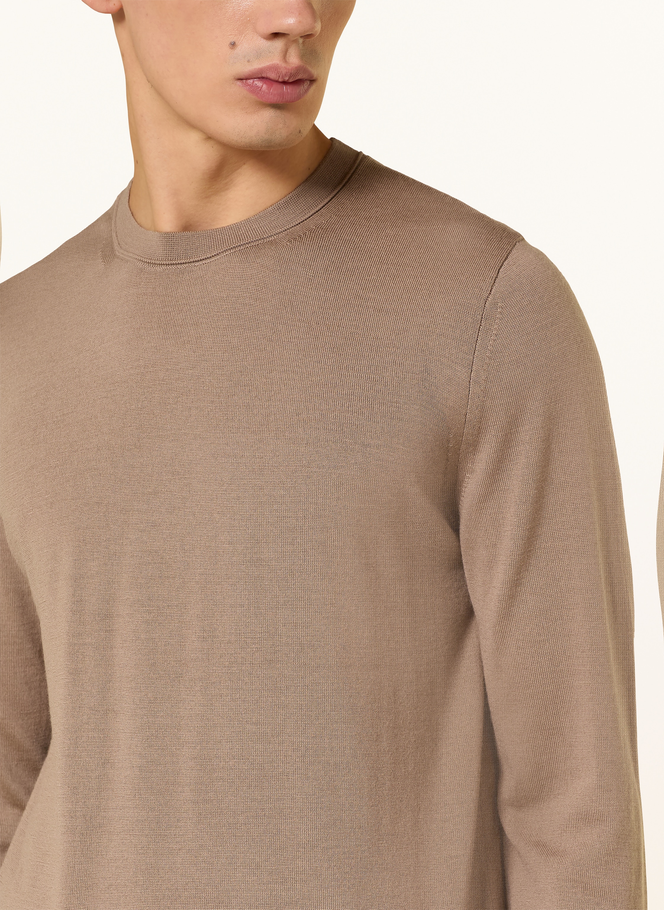 Thumbnail - Reiss Pullover Wessex Aus Merinowolle braun