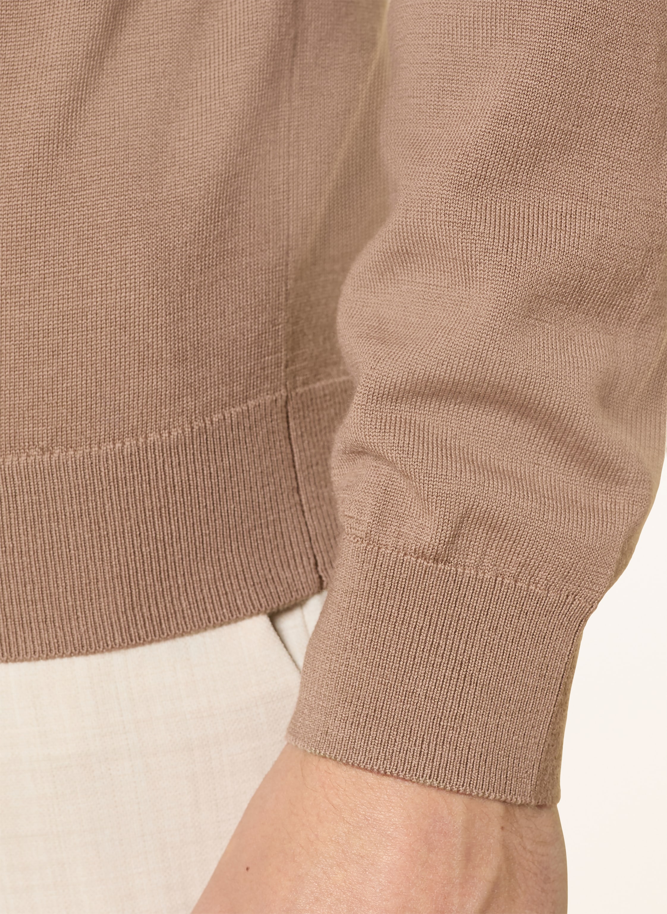 Thumbnail - Reiss Pullover Wessex Aus Merinowolle braun