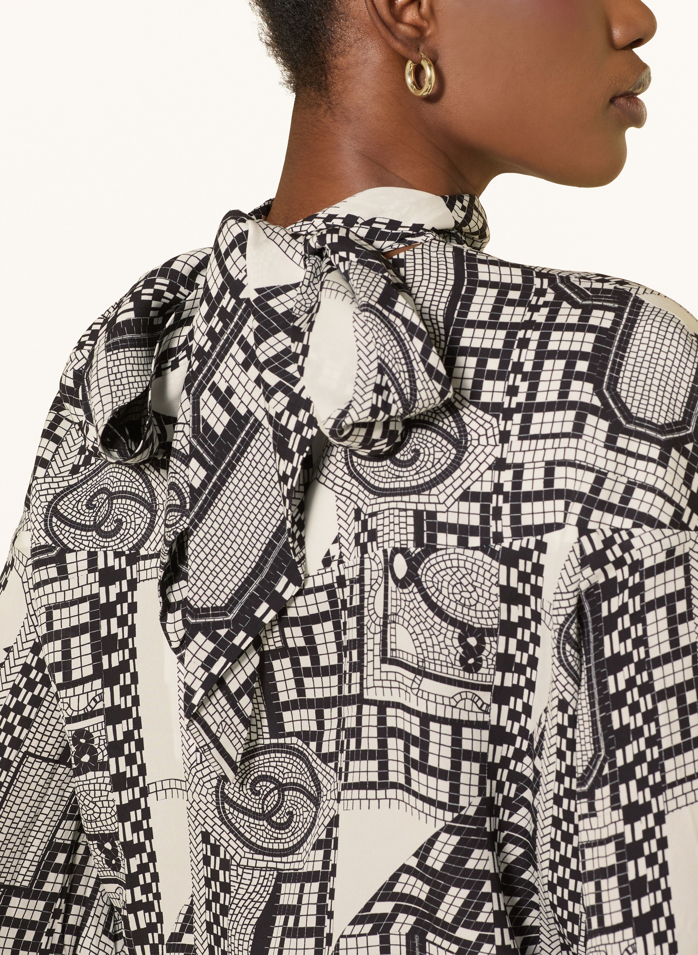 Thumbnail - Reiss Schluppenbluse Harry schwarz