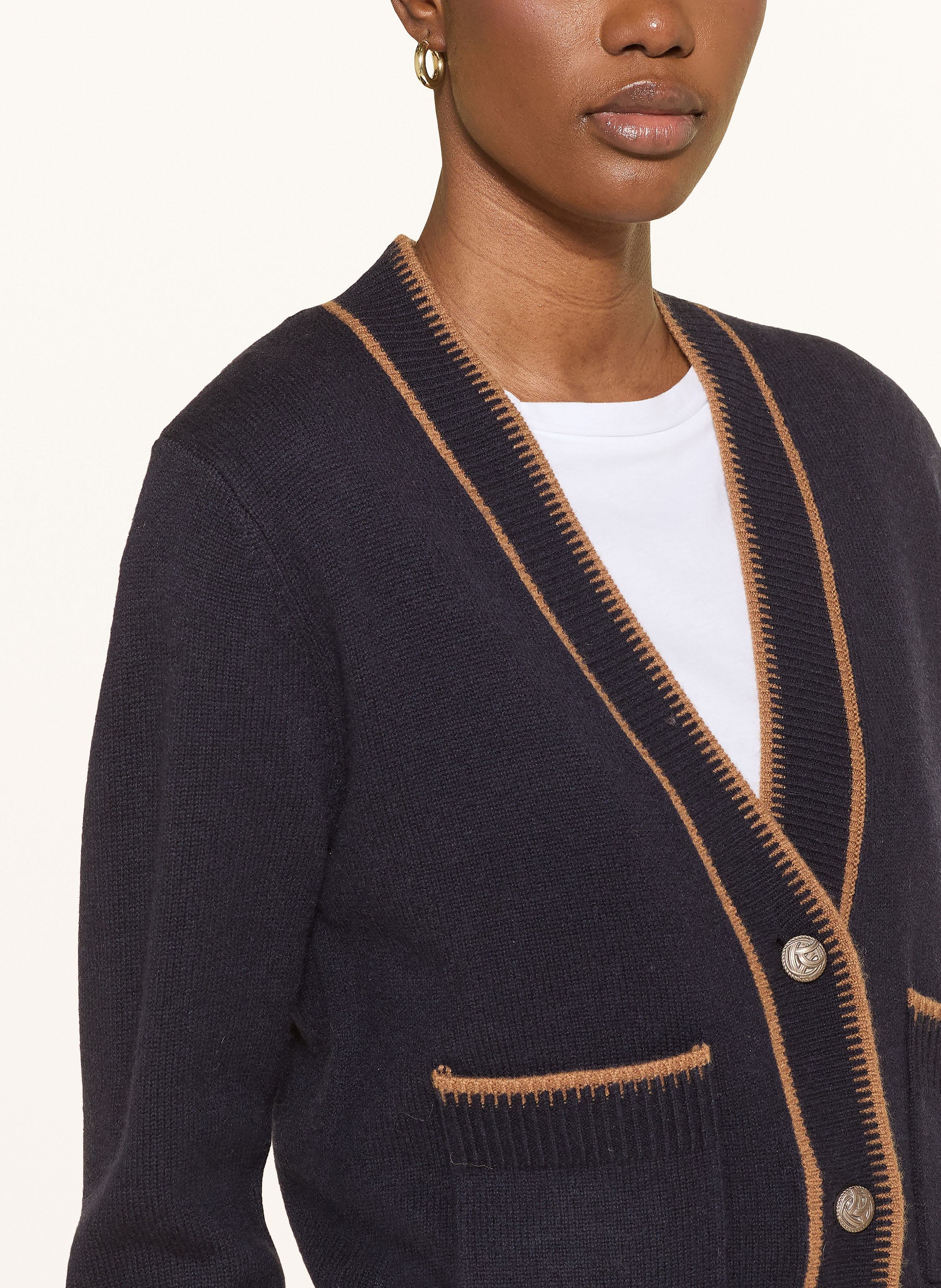 Thumbnail - Reiss Strickjacke Louisa blau