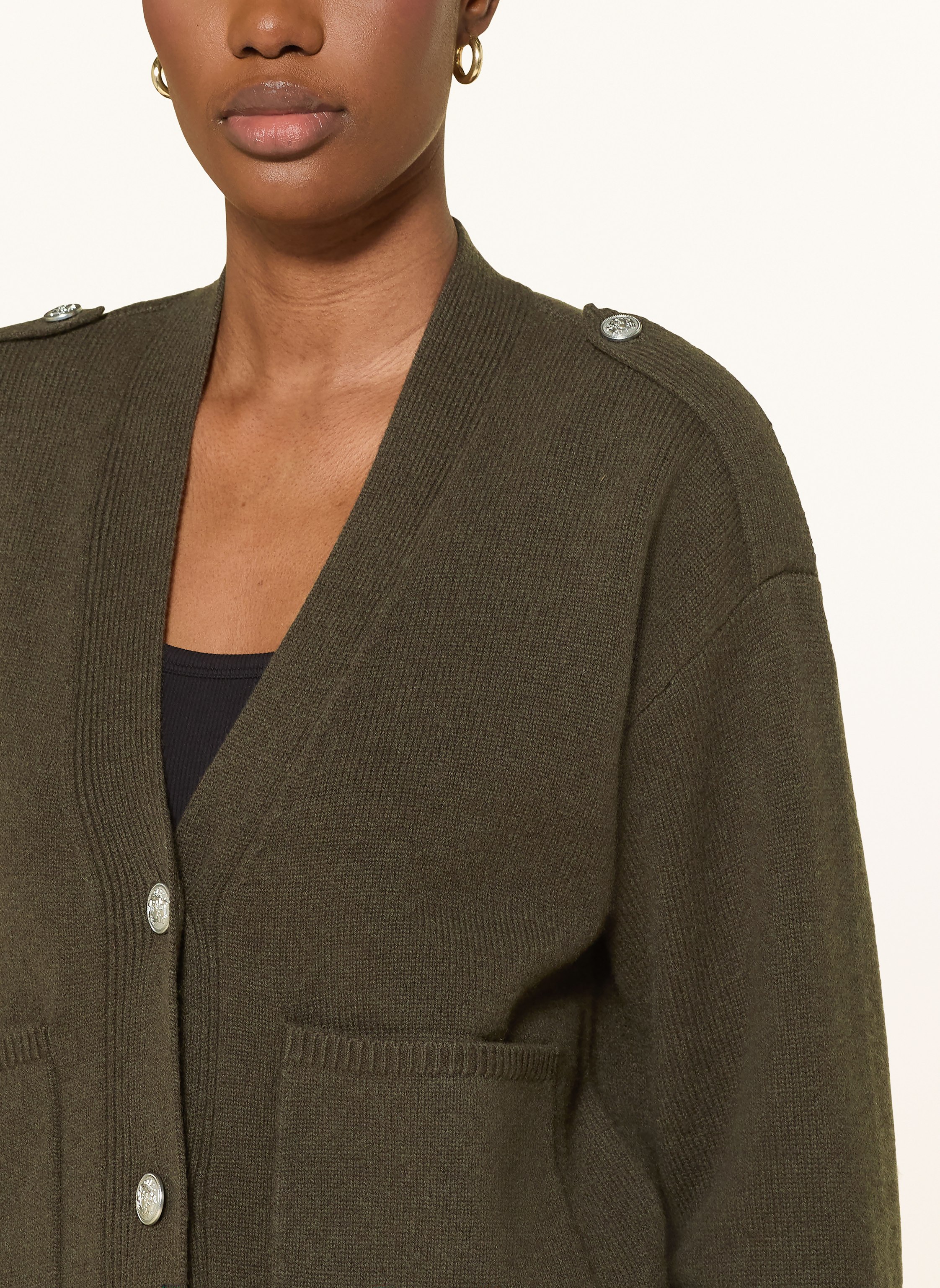 Thumbnail - Reiss Strickjacke Maya gruen