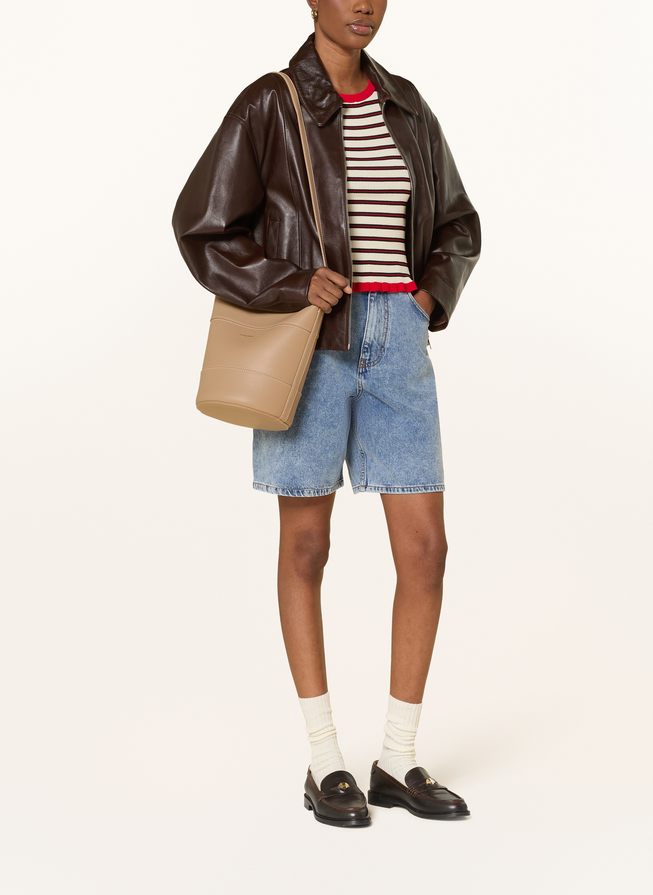 Thumbnail - Claudie Pierlot Umhängetasche beige