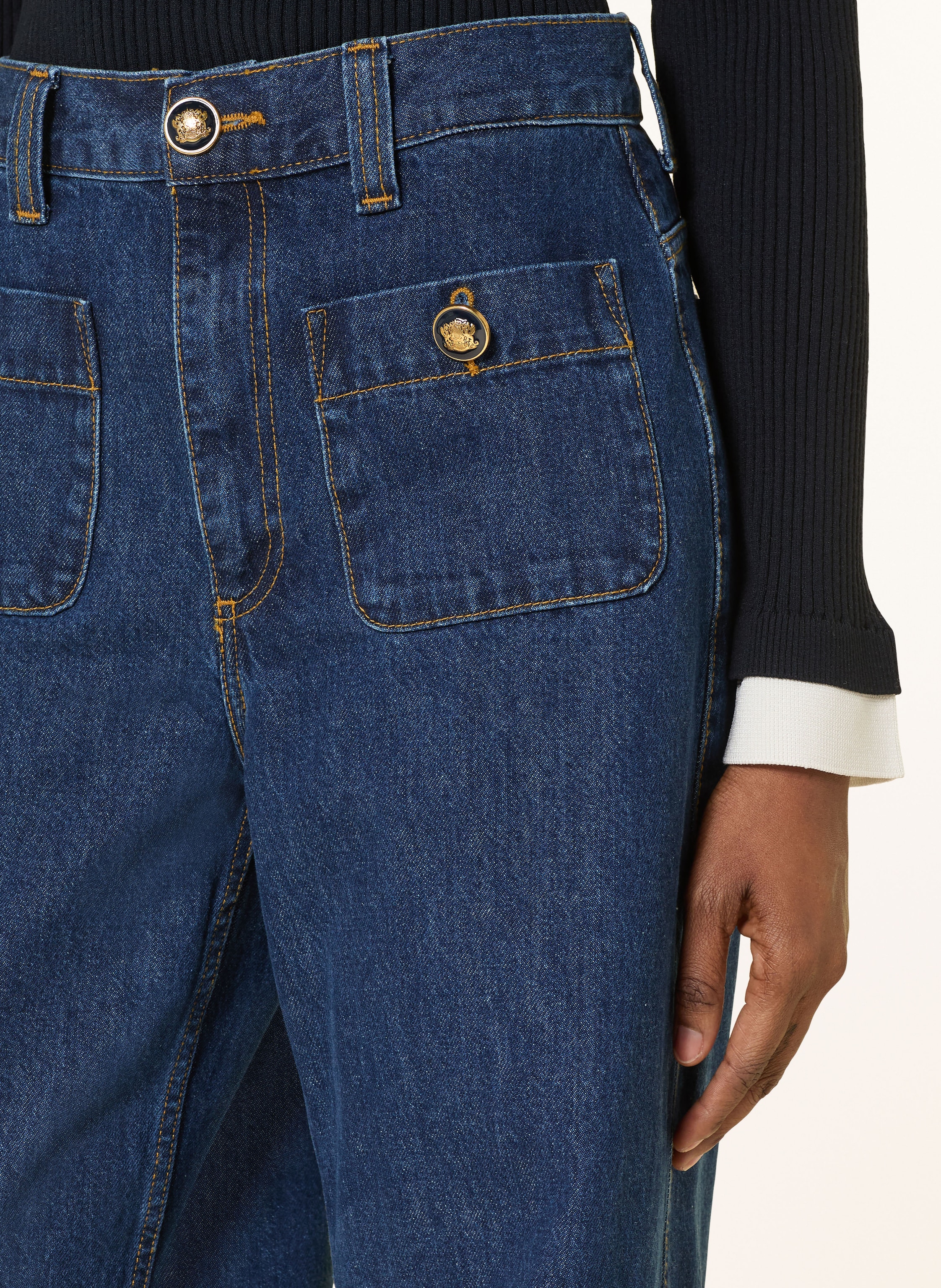 Thumbnail - Sandro Wide Leg Jeans blau