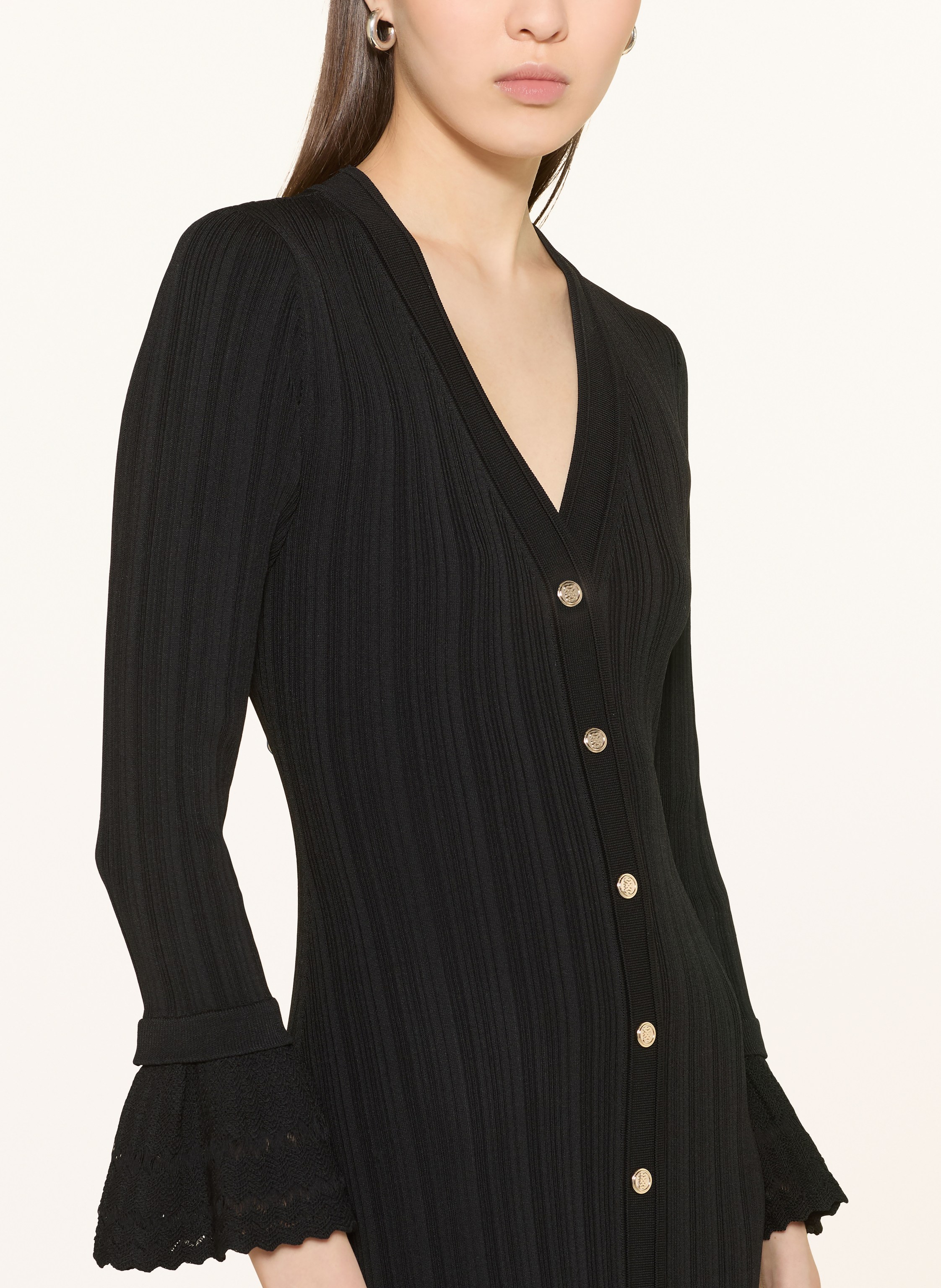 Thumbnail - Sandro Strickkleid schwarz