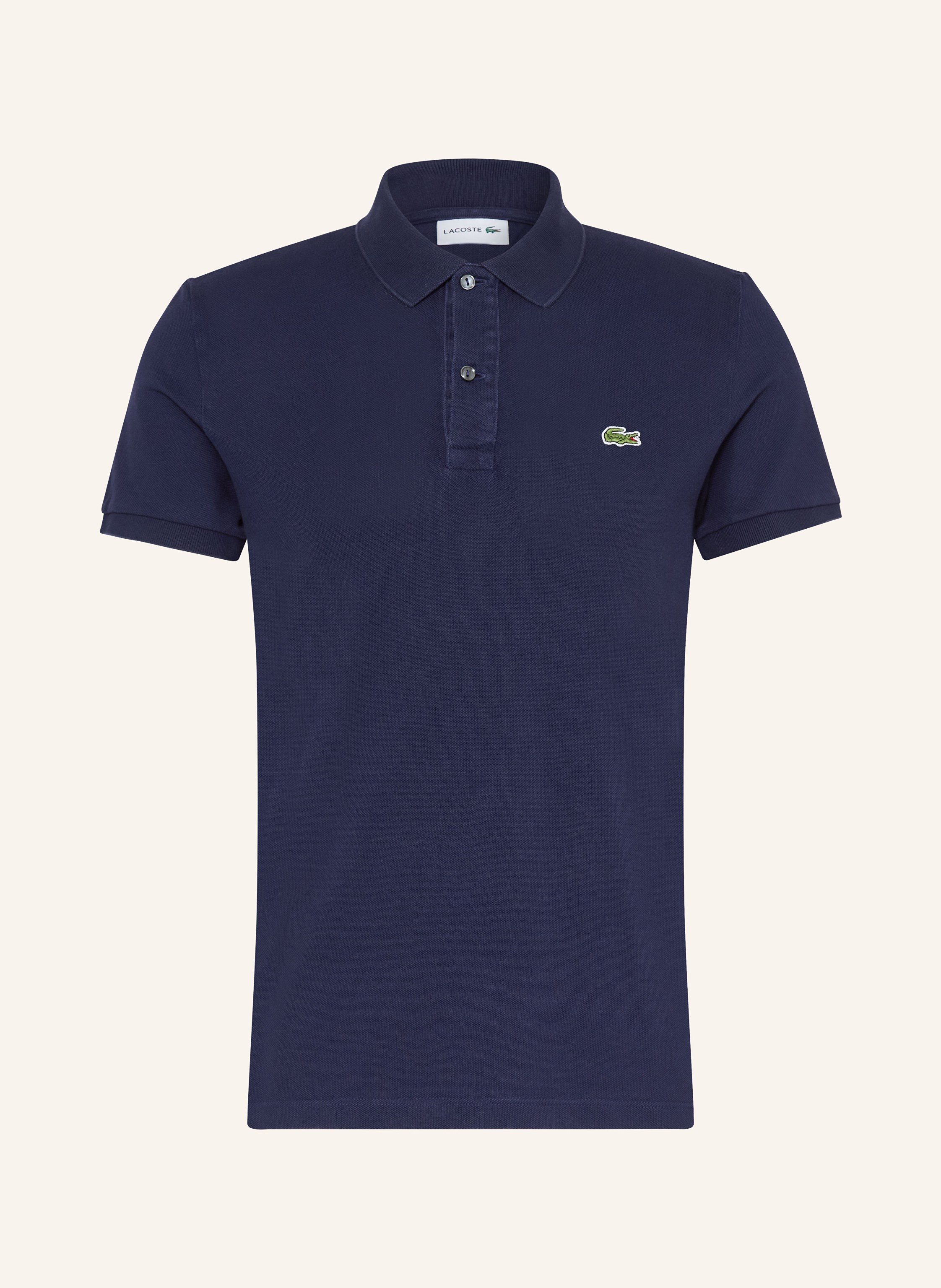 Lacoste Piqué-Poloshirt Slim Fit blau