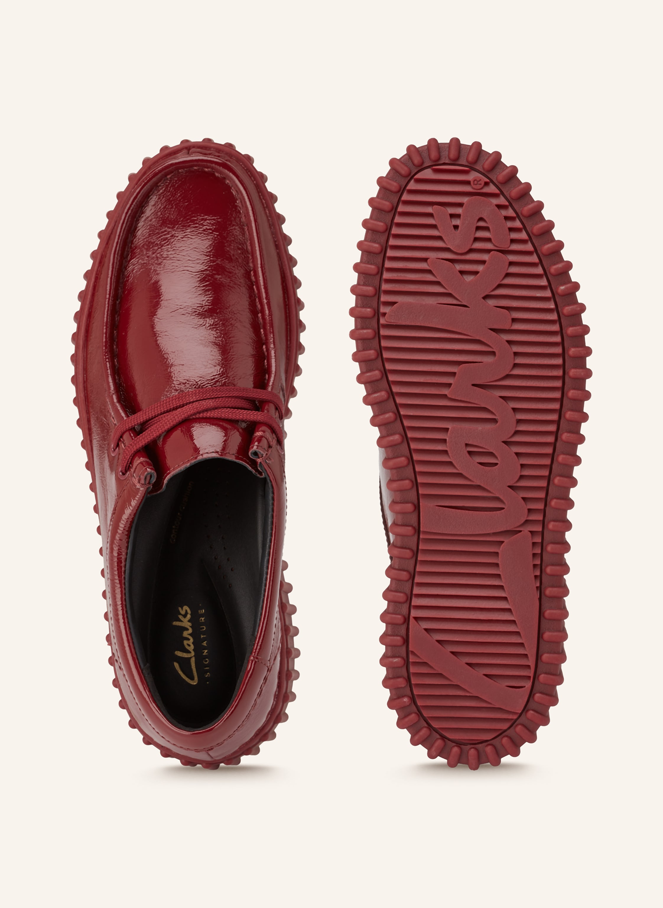 Thumbnail - Clarks Lackschnürer Torhill Bee rot