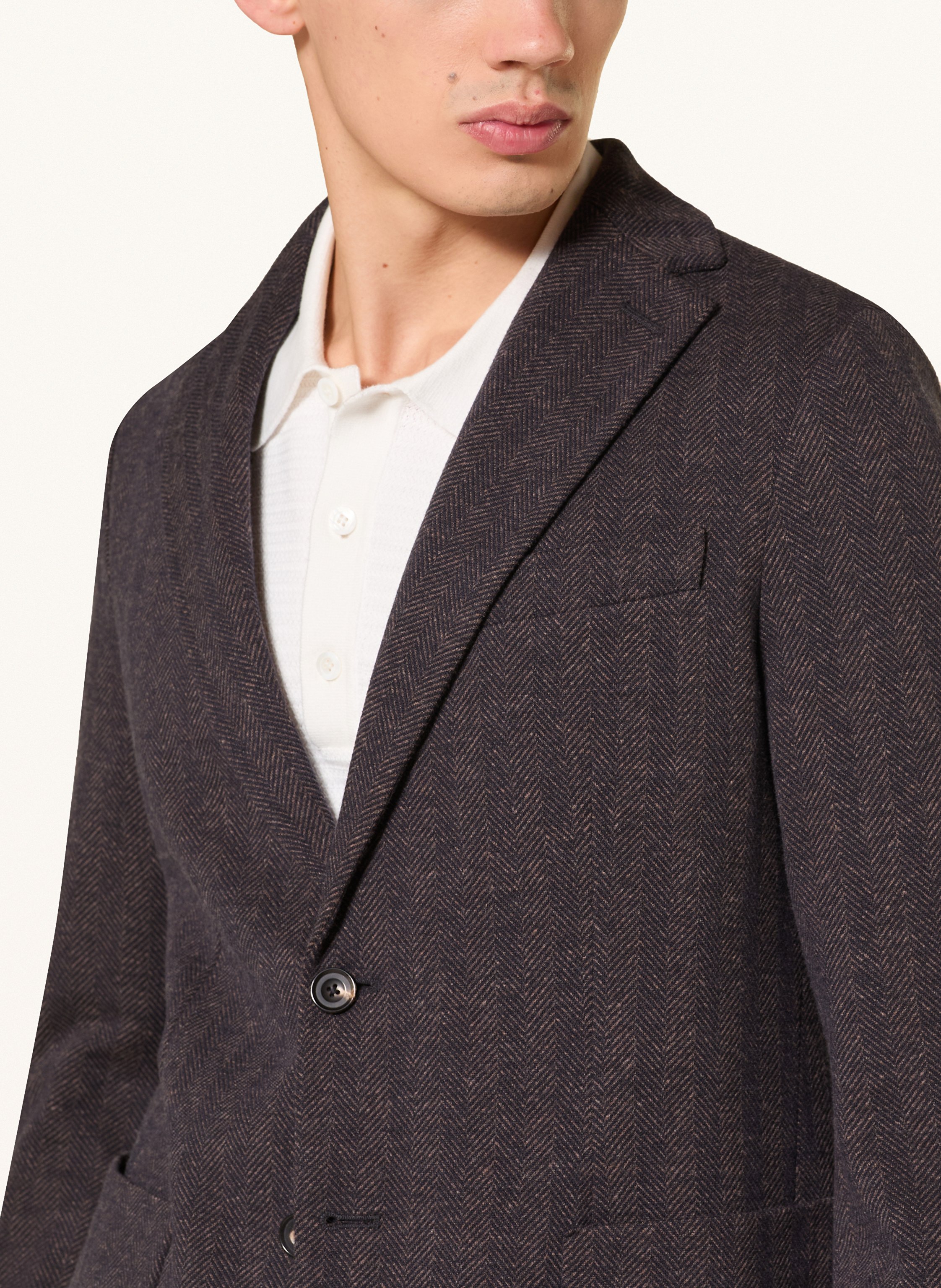 Thumbnail - Circolo 1901 Jerseysakko Slim Fit braun
