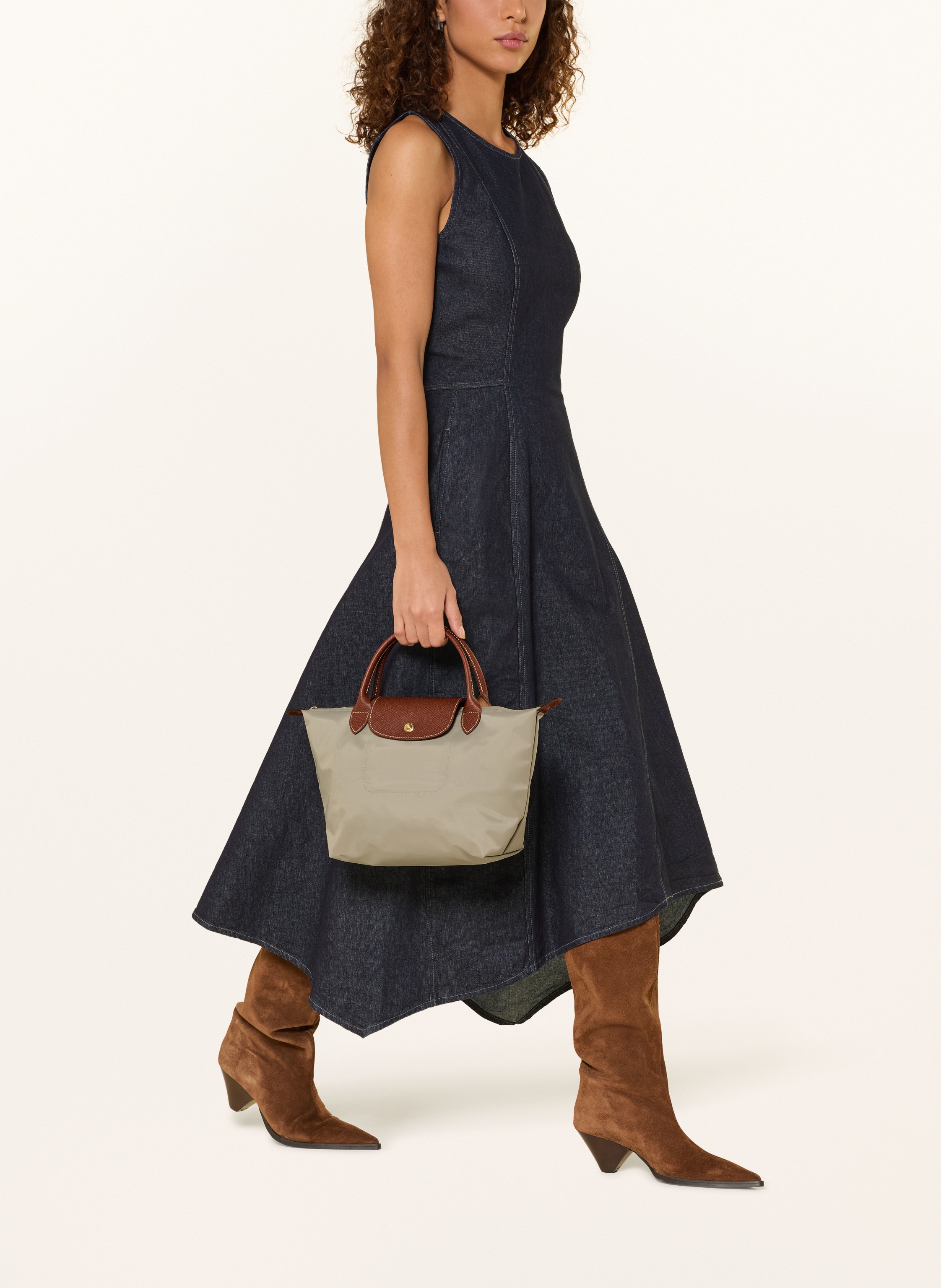 Thumbnail - Longchamp Handtasche Le Pliage S grau