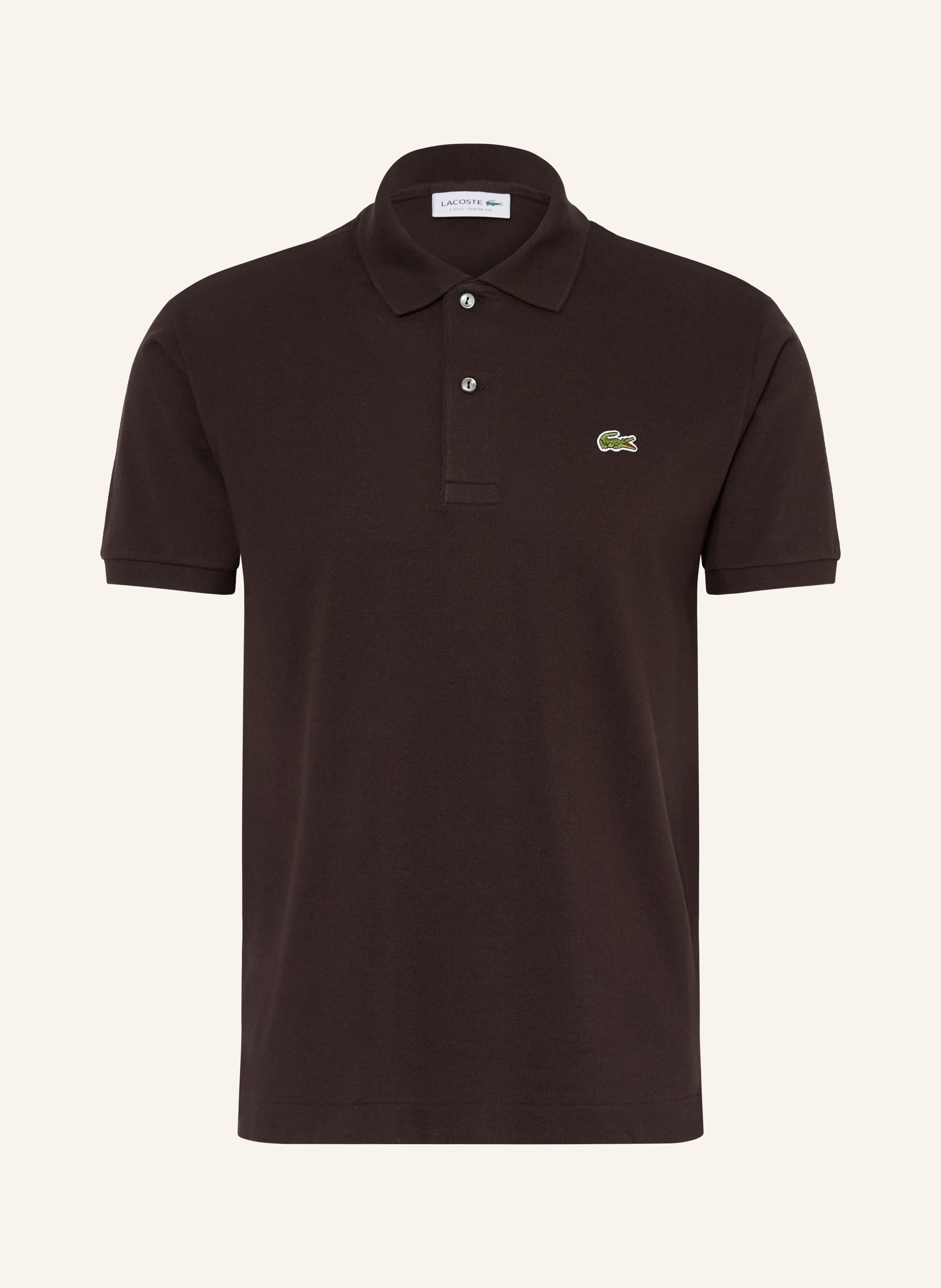 Lacoste Piqué-Poloshirt Classic Fit blau