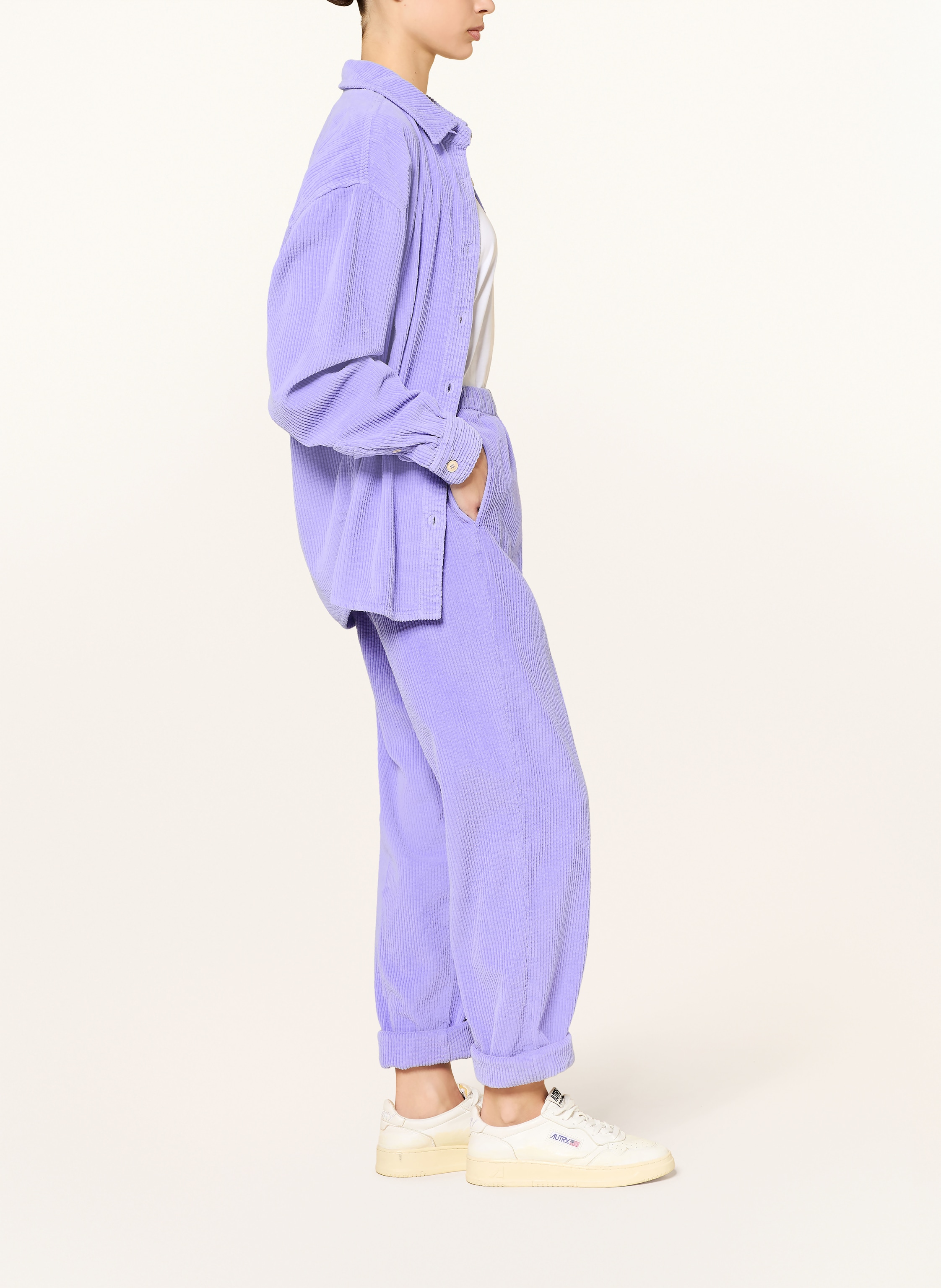 Thumbnail - American Vintage Cordhose Padow lila