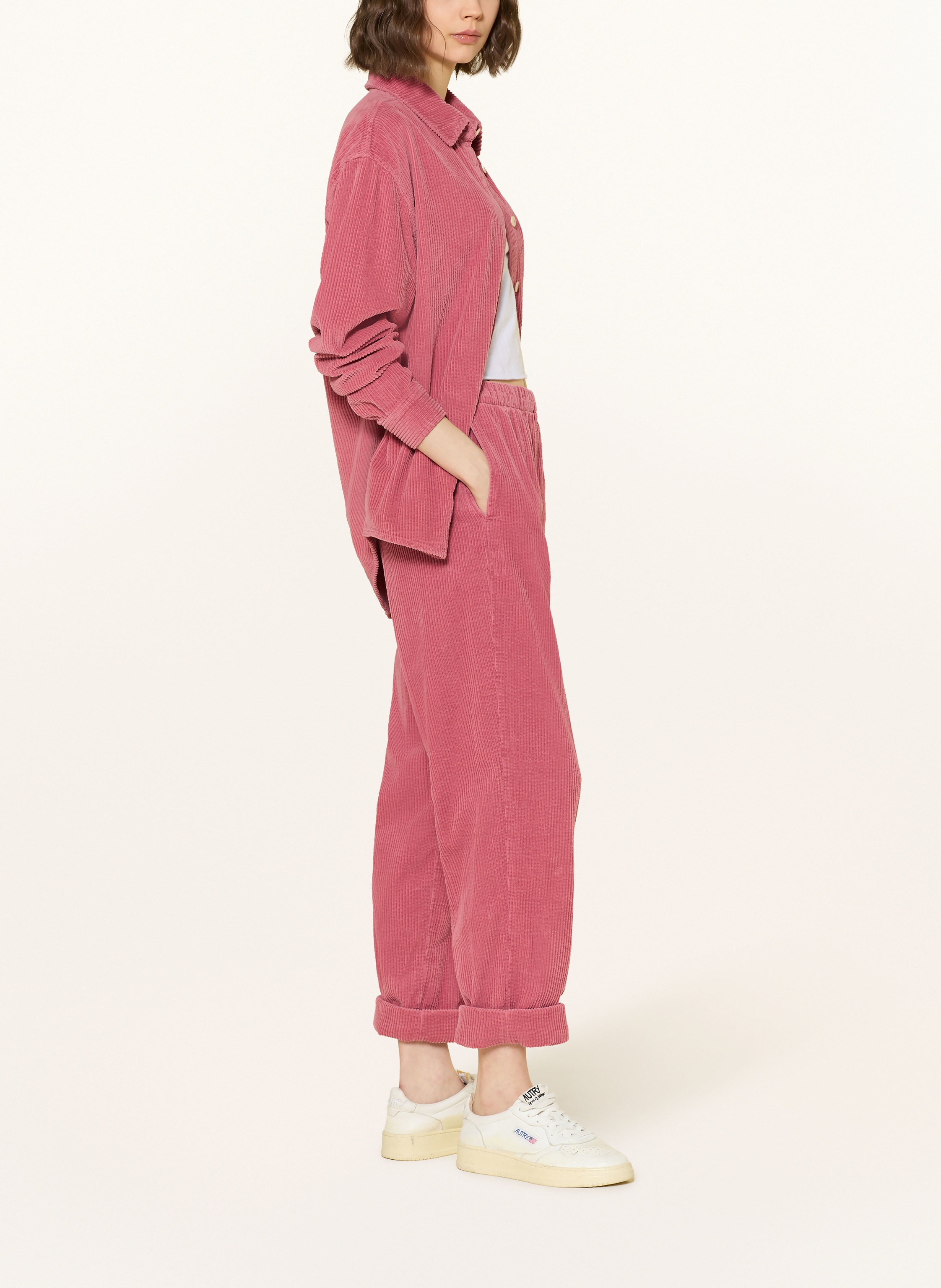 Thumbnail - American Vintage Cordhose Padow rosa